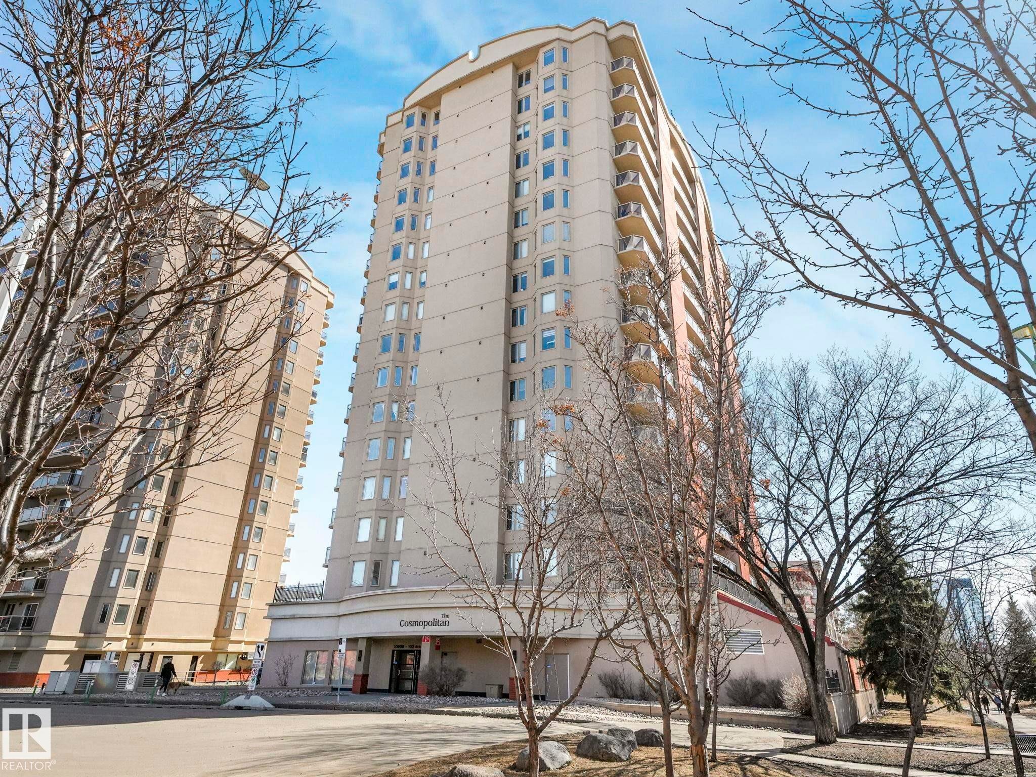 1404 10909 103 Avenue, Edmonton, AB - Outdoor With Facade