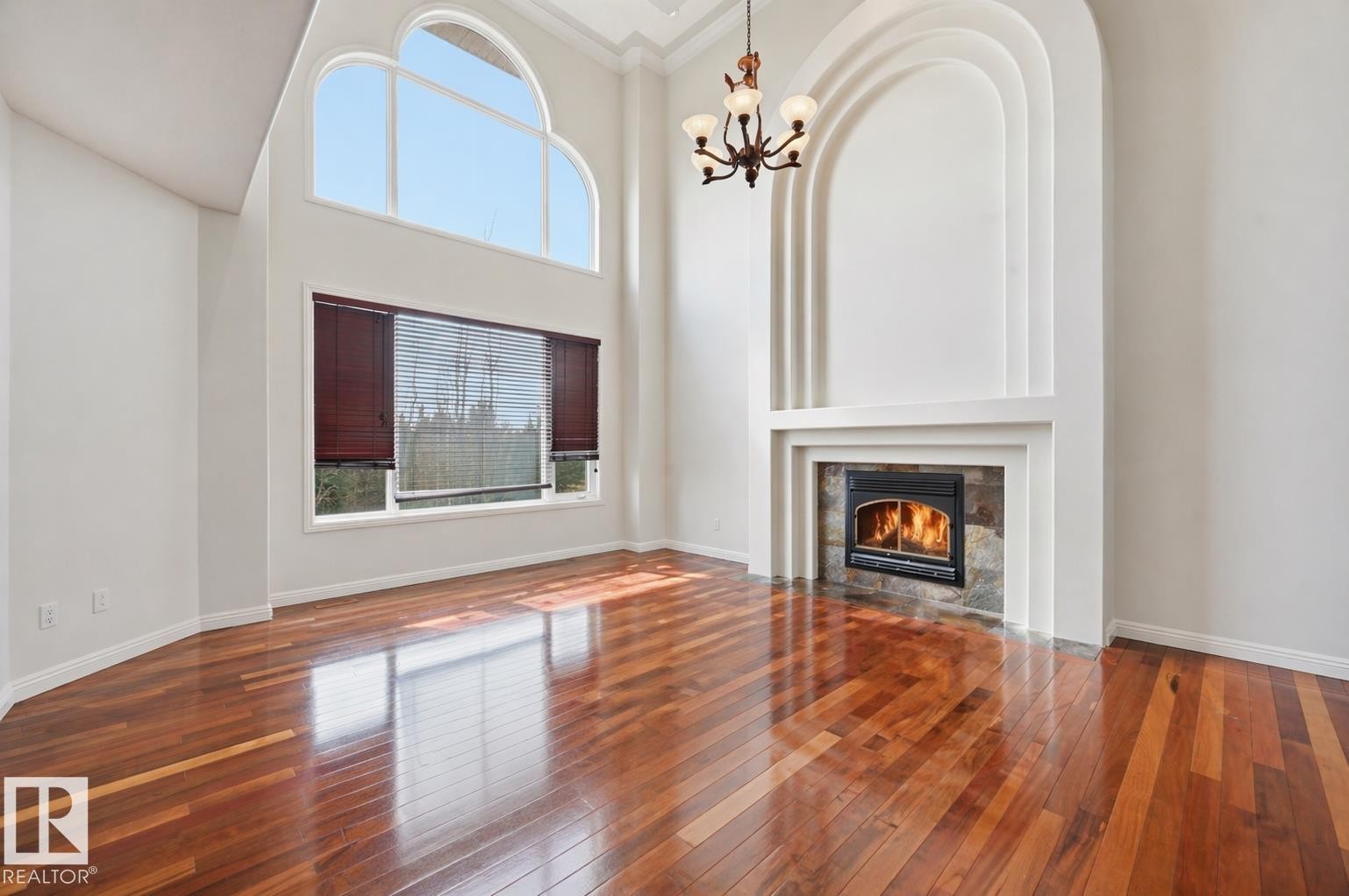 2423 Tegler Green, Edmonton, AB - Indoor With Fireplace