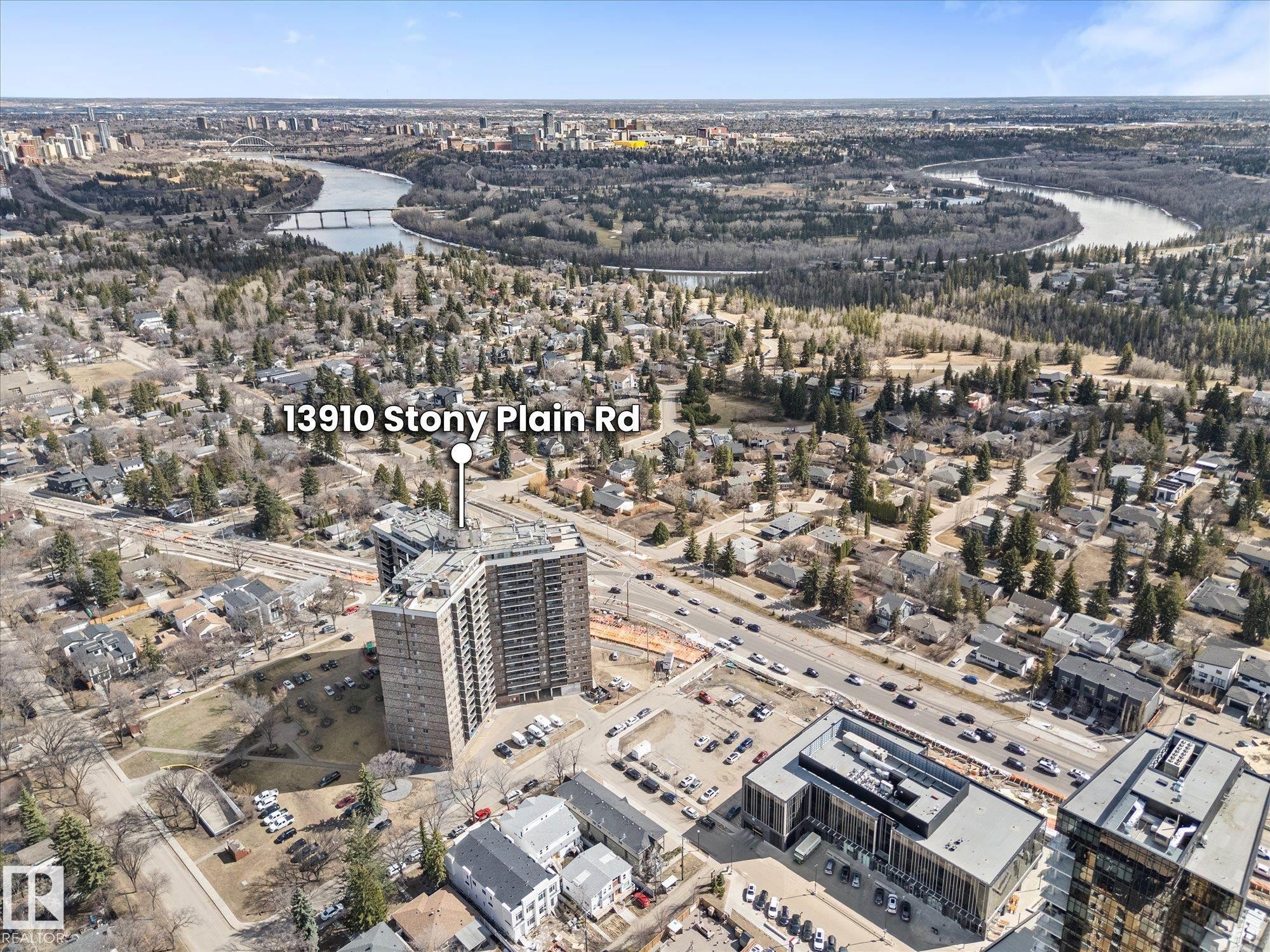 102 13910 Stony Plain Road, Edmonton, AB - Outdoor With View