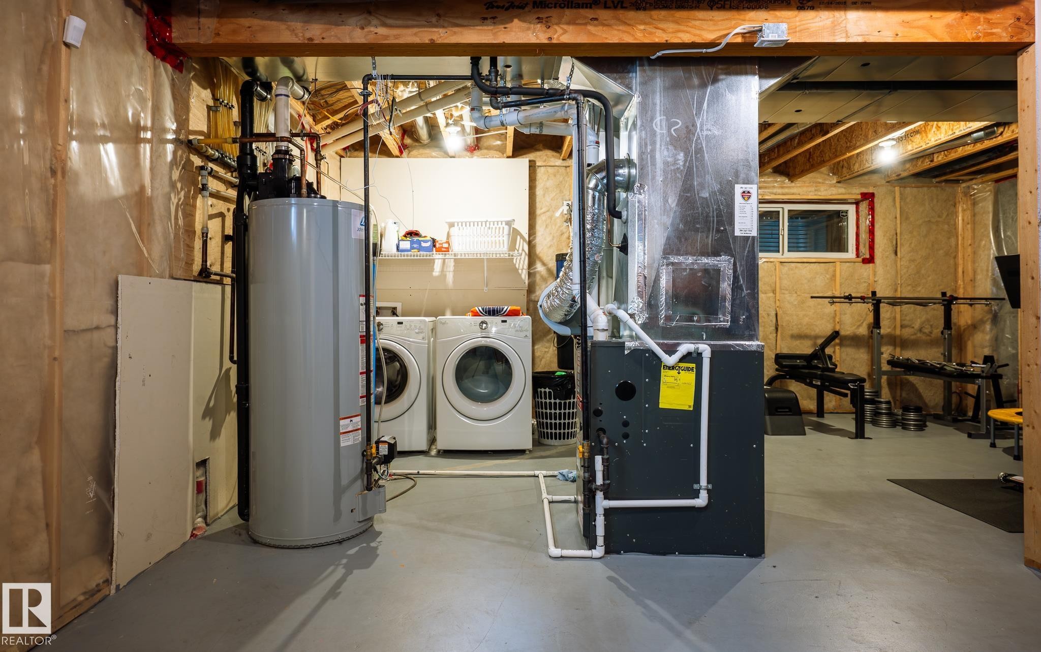 1245 Mcconachie Boulevard, Edmonton, AB - Indoor Photo Showing Basement