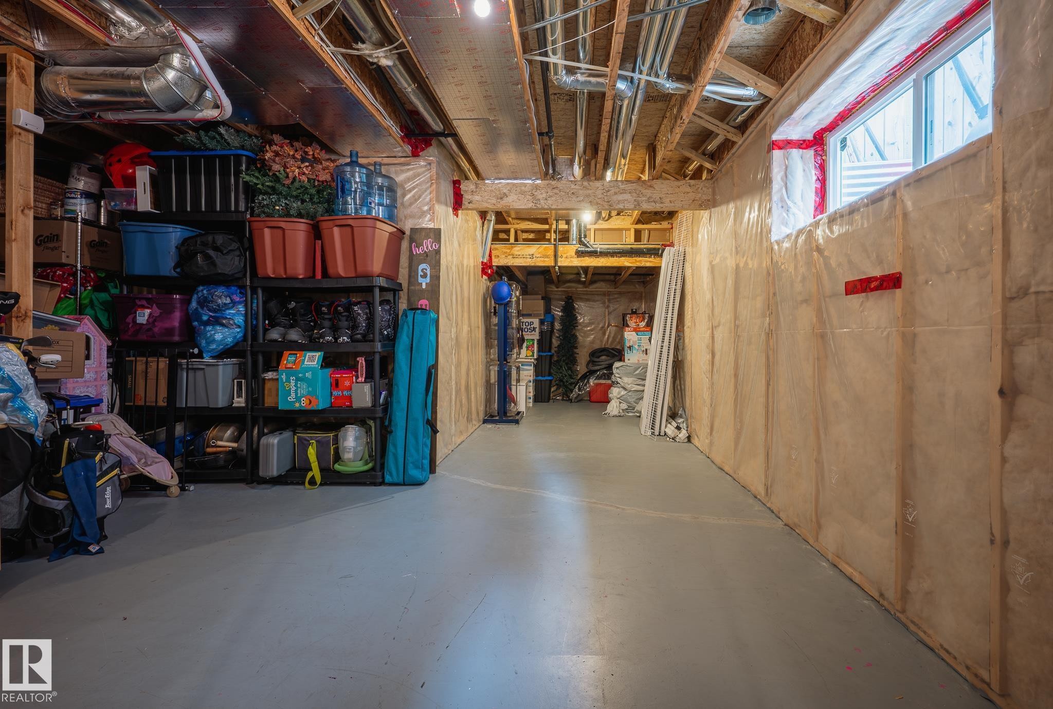 1245 Mcconachie Boulevard, Edmonton, AB - Indoor Photo Showing Basement