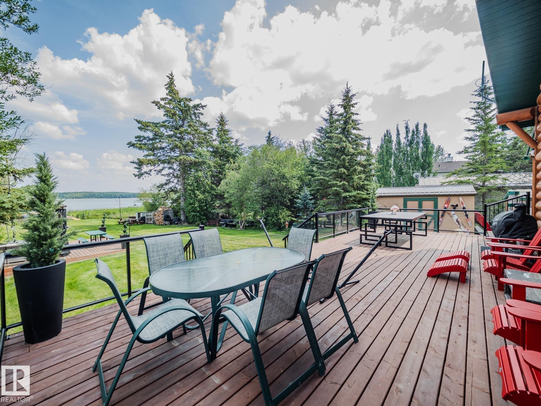 213 Lakeshore Drive, Rural Athabasca County, AB - Outdoor With Deck Patio Veranda