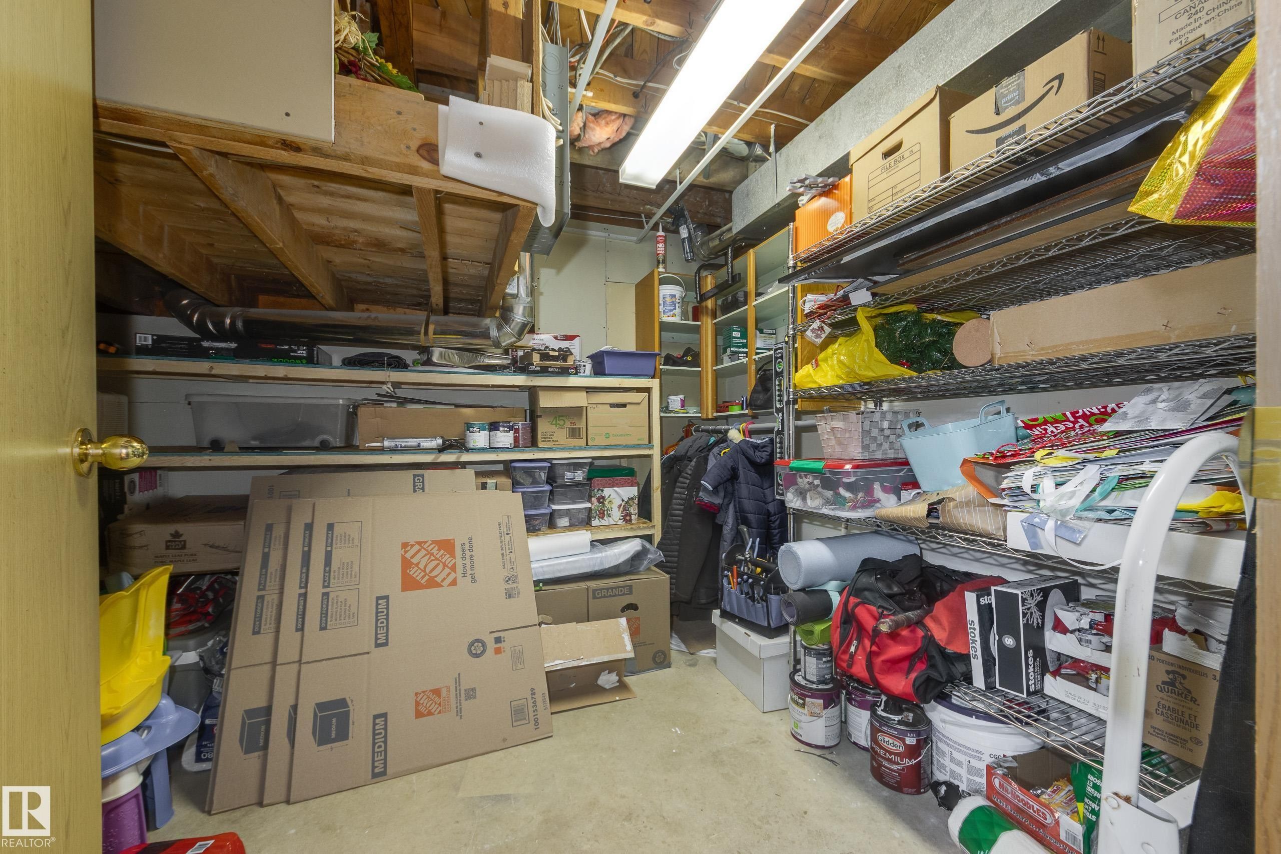 14227 74 Street, Edmonton, AB - Indoor Photo Showing Basement