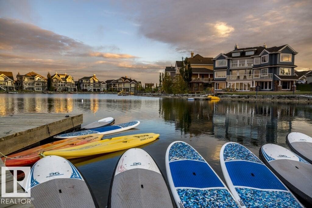 6072 Stanton Drive, Edmonton, AB - Outdoor With Body Of Water With View