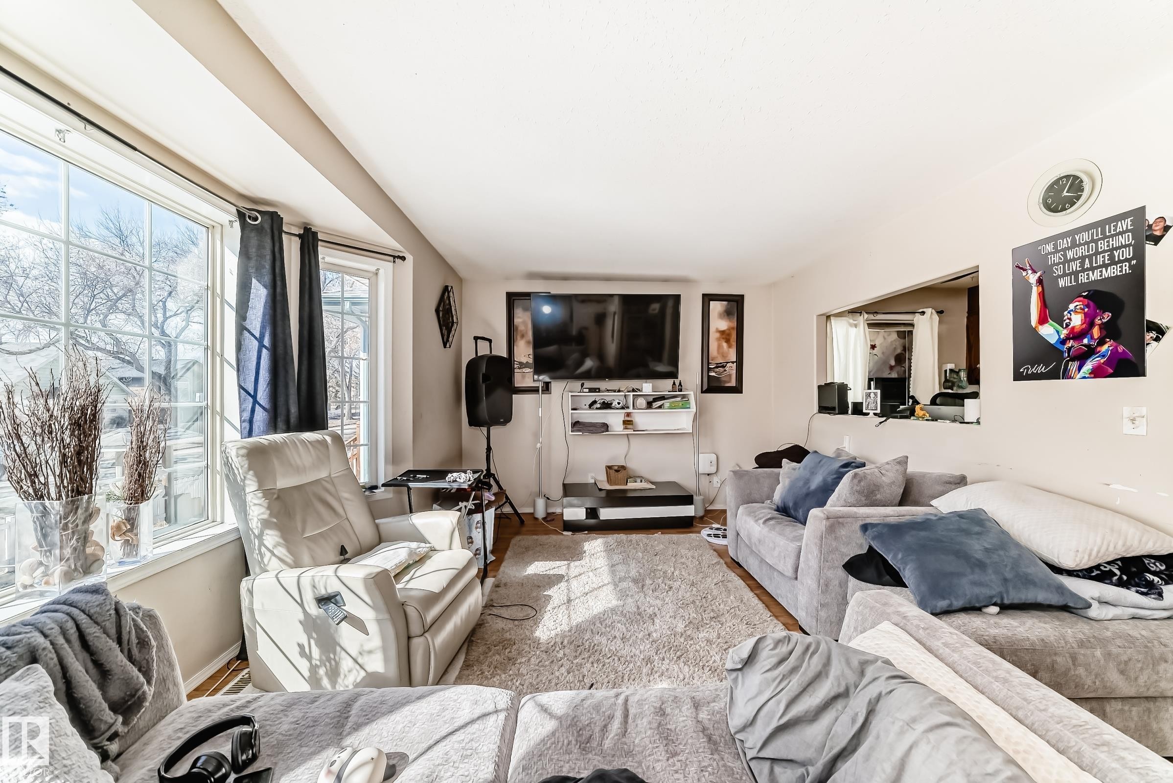 12005 95A Street, Edmonton, AB - Indoor Photo Showing Living Room
