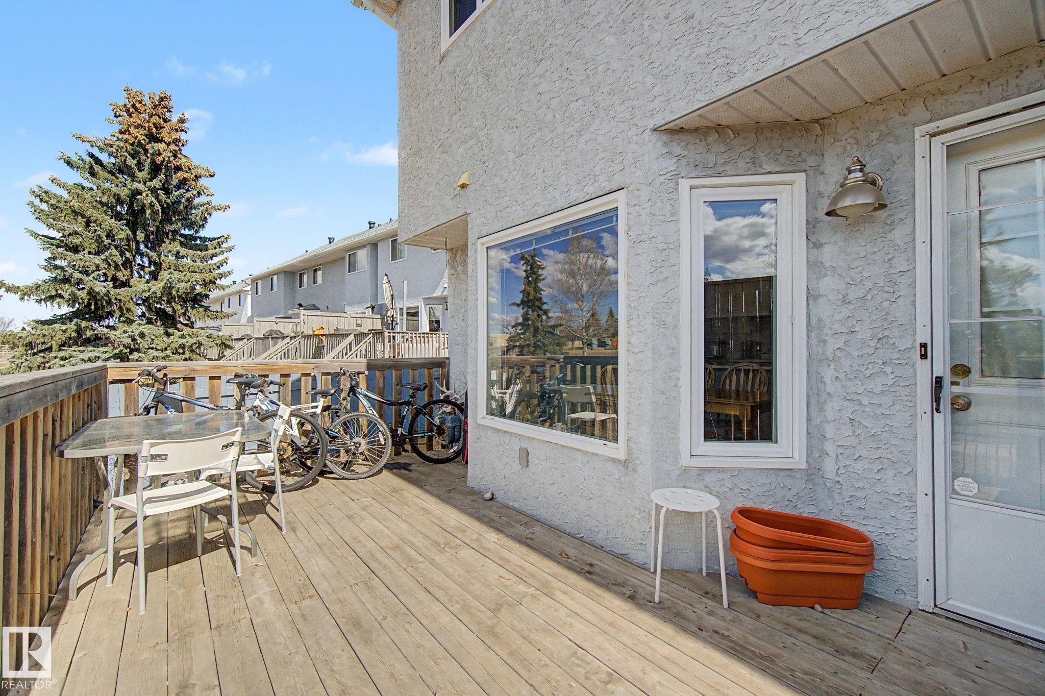 141 5 Aberdeen Way, Stony Plain, AB - Outdoor With Deck Patio Veranda With Exterior