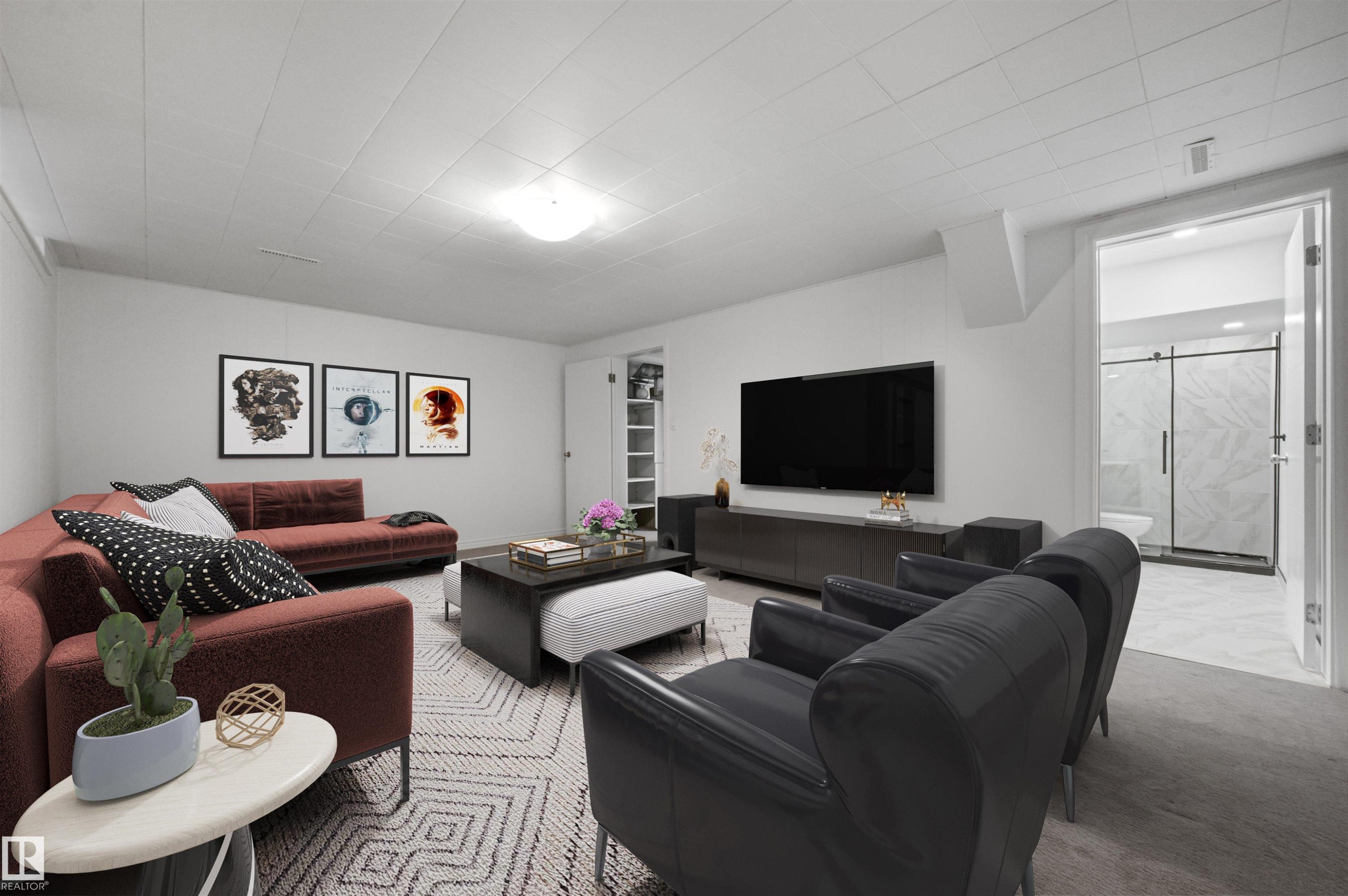 13228 83 Street Nw, Edmonton, AB - Indoor Photo Showing Living Room