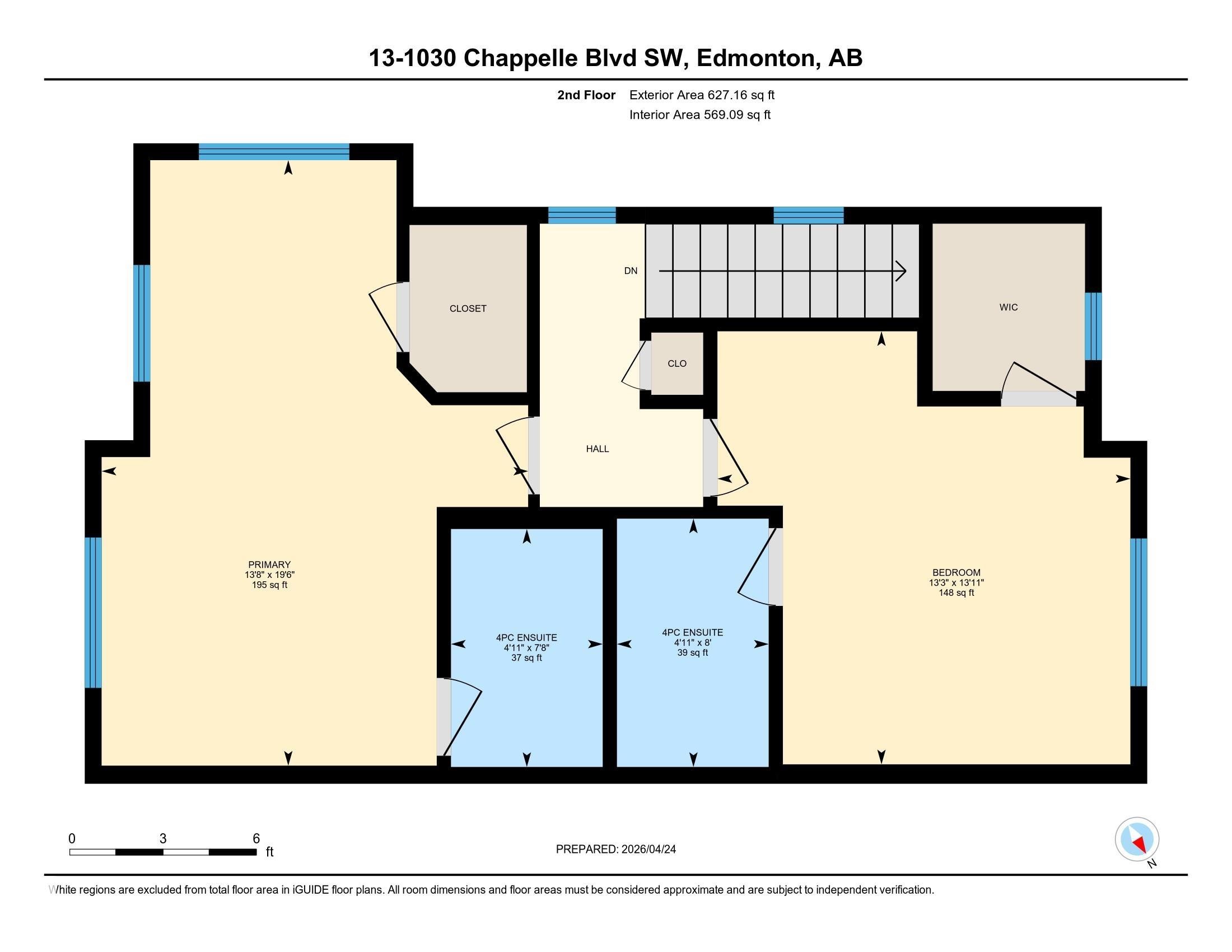 Floor plan - 13 1030 Chappelle Boulevard, Edmonton, AB - Other