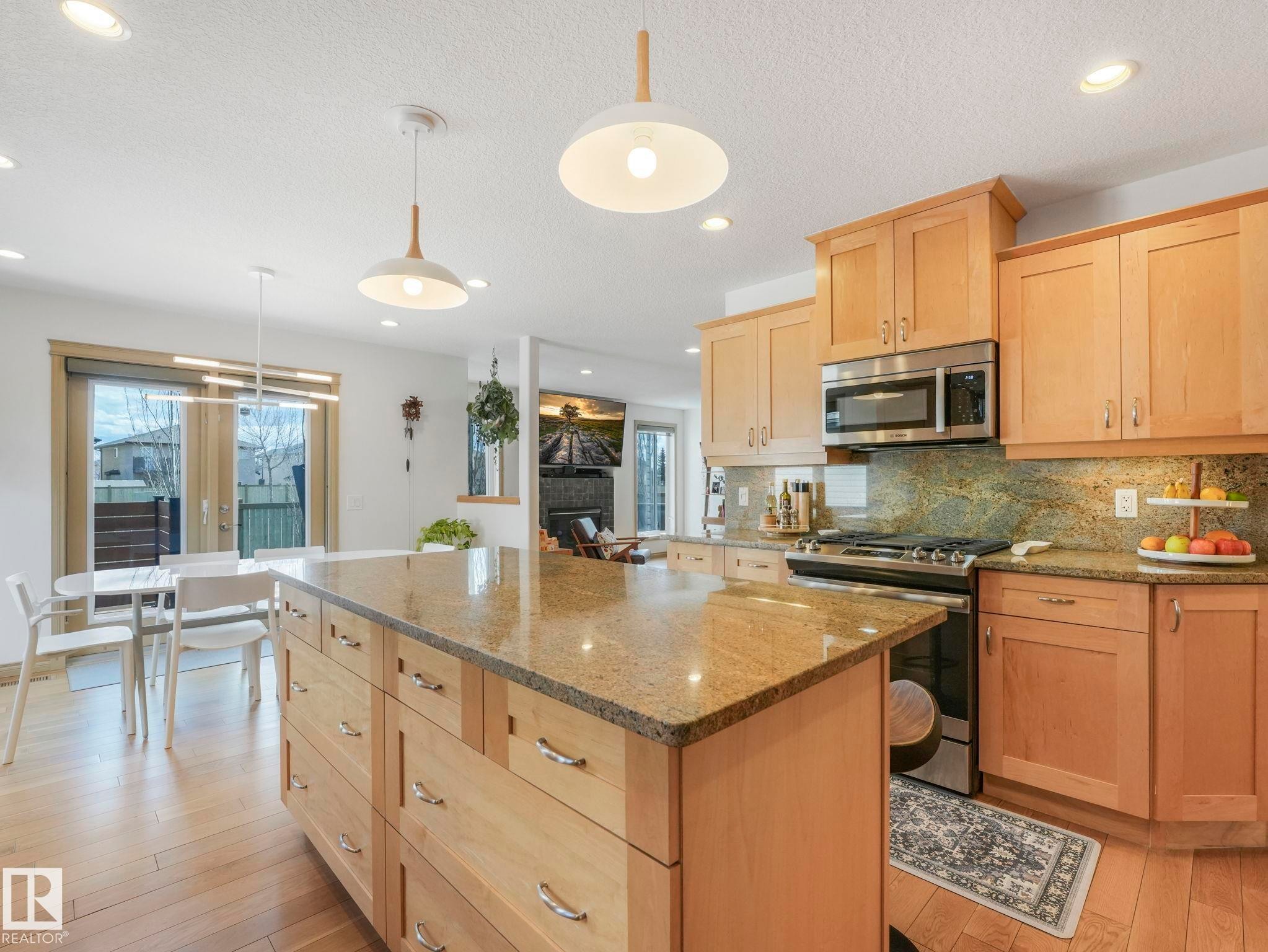 Ample cabinets and storage space! - 8723 207 Street Nw, Edmonton, AB - Indoor Photo Showing Kitchen