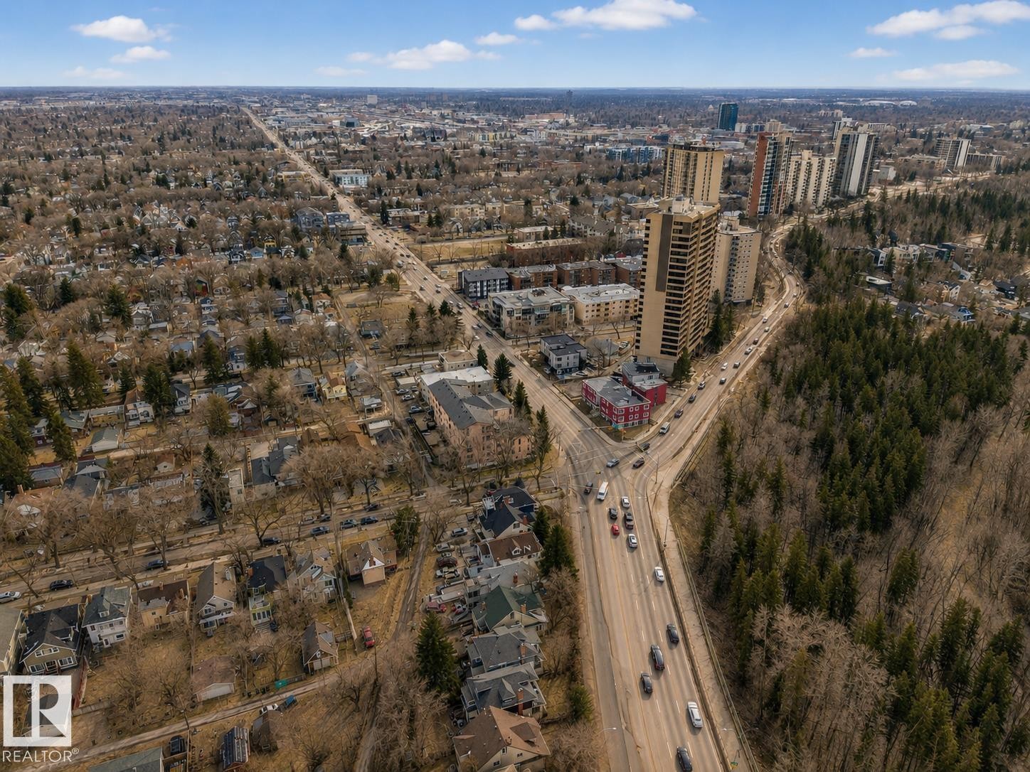 9205 99 Street, Edmonton, AB - Outdoor With View