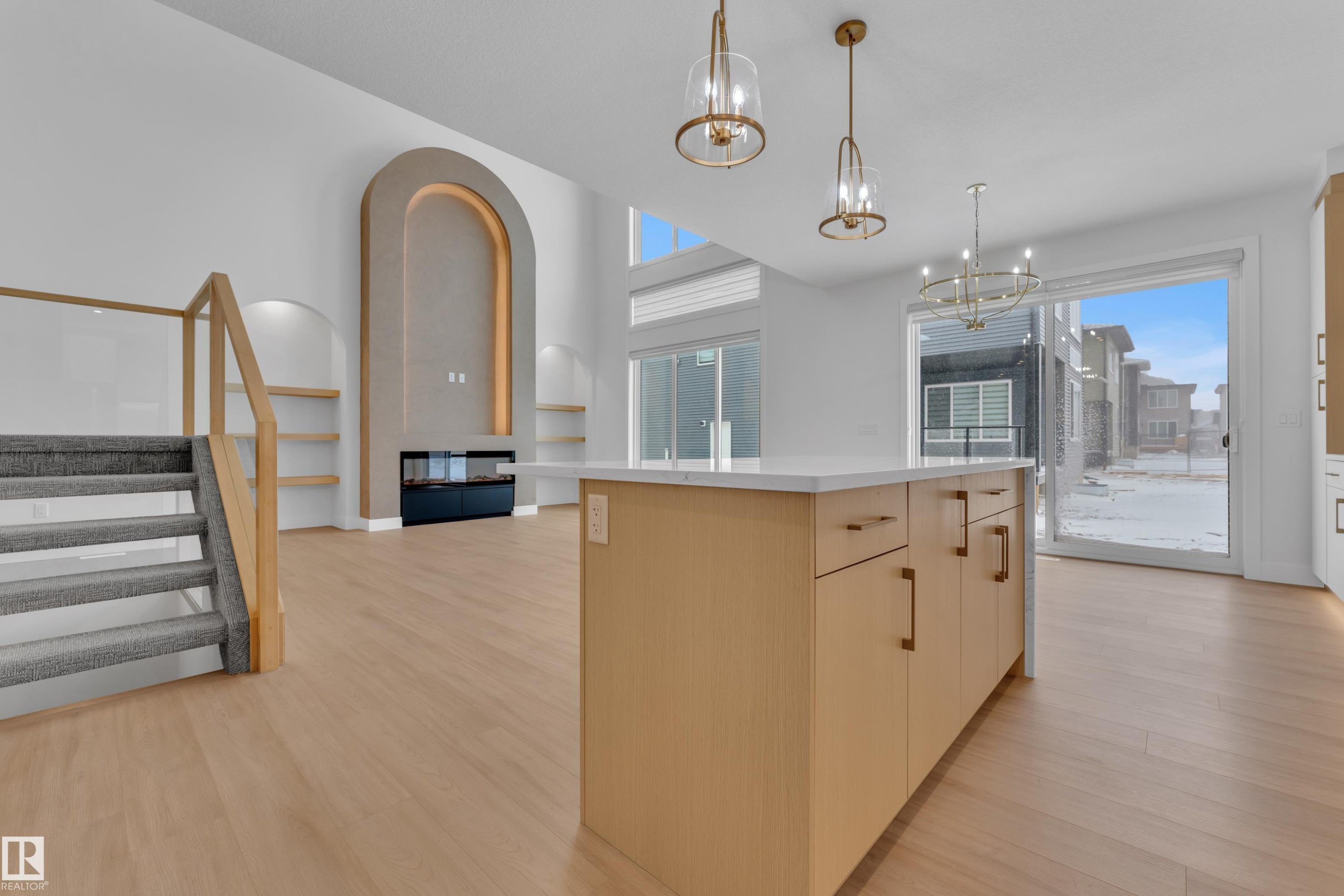 8790 Mayday Lane, Edmonton, AB - Indoor Photo Showing Kitchen