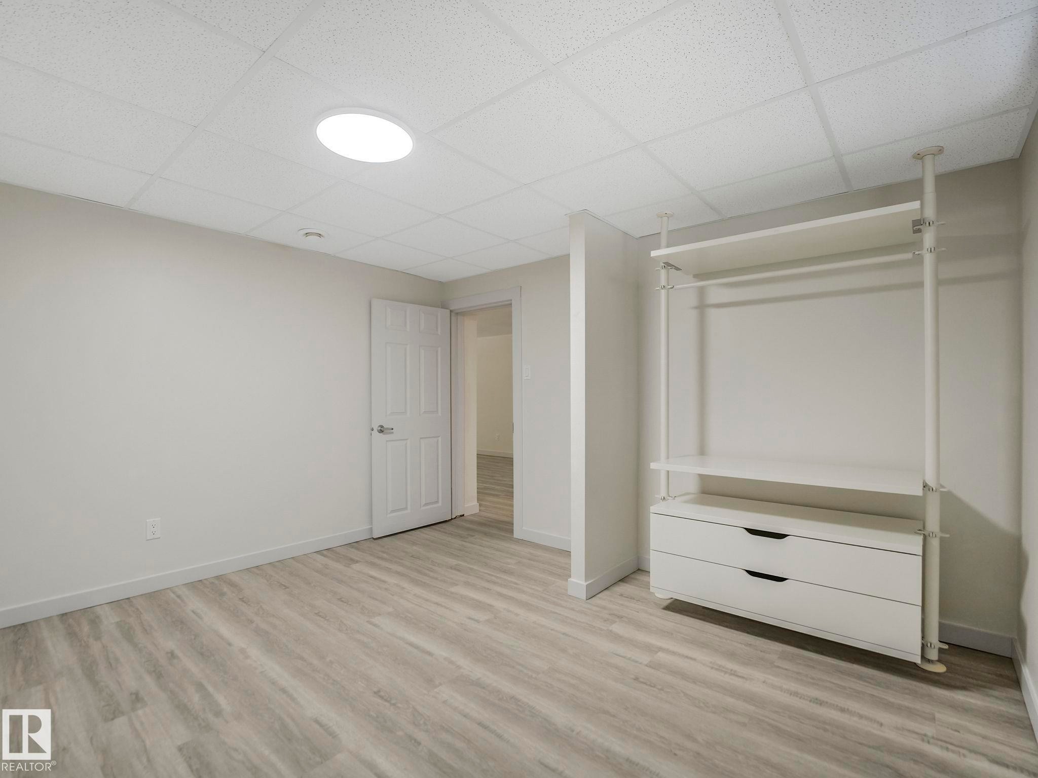 Basement room easily converted into a bedroom by resizing windows into an egress window. - 7607 70 Avenue, Edmonton, AB - Indoor Photo Showing Other Room