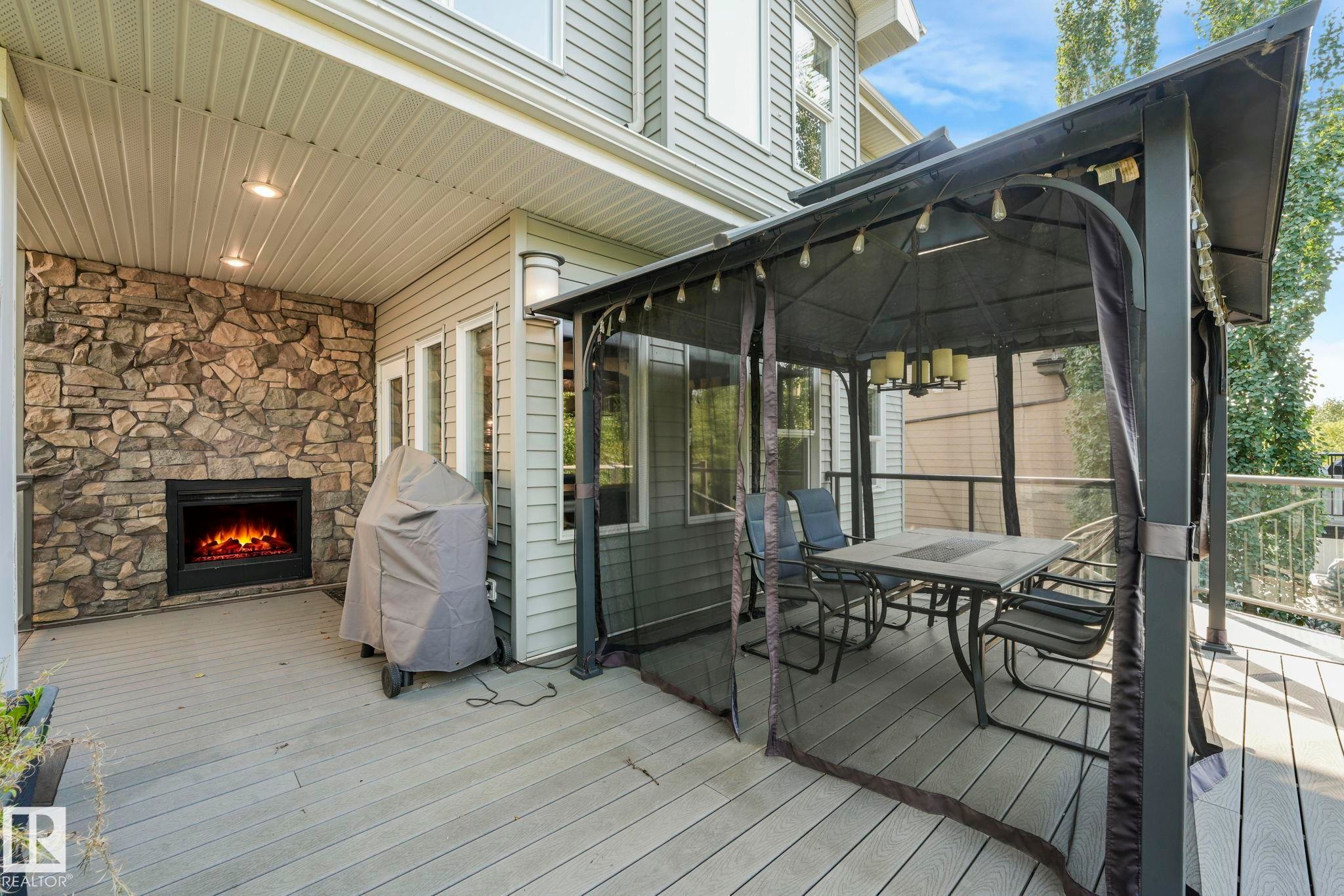 1232 Chahley Landing, Edmonton, AB - Outdoor With Deck Patio Veranda With Exterior