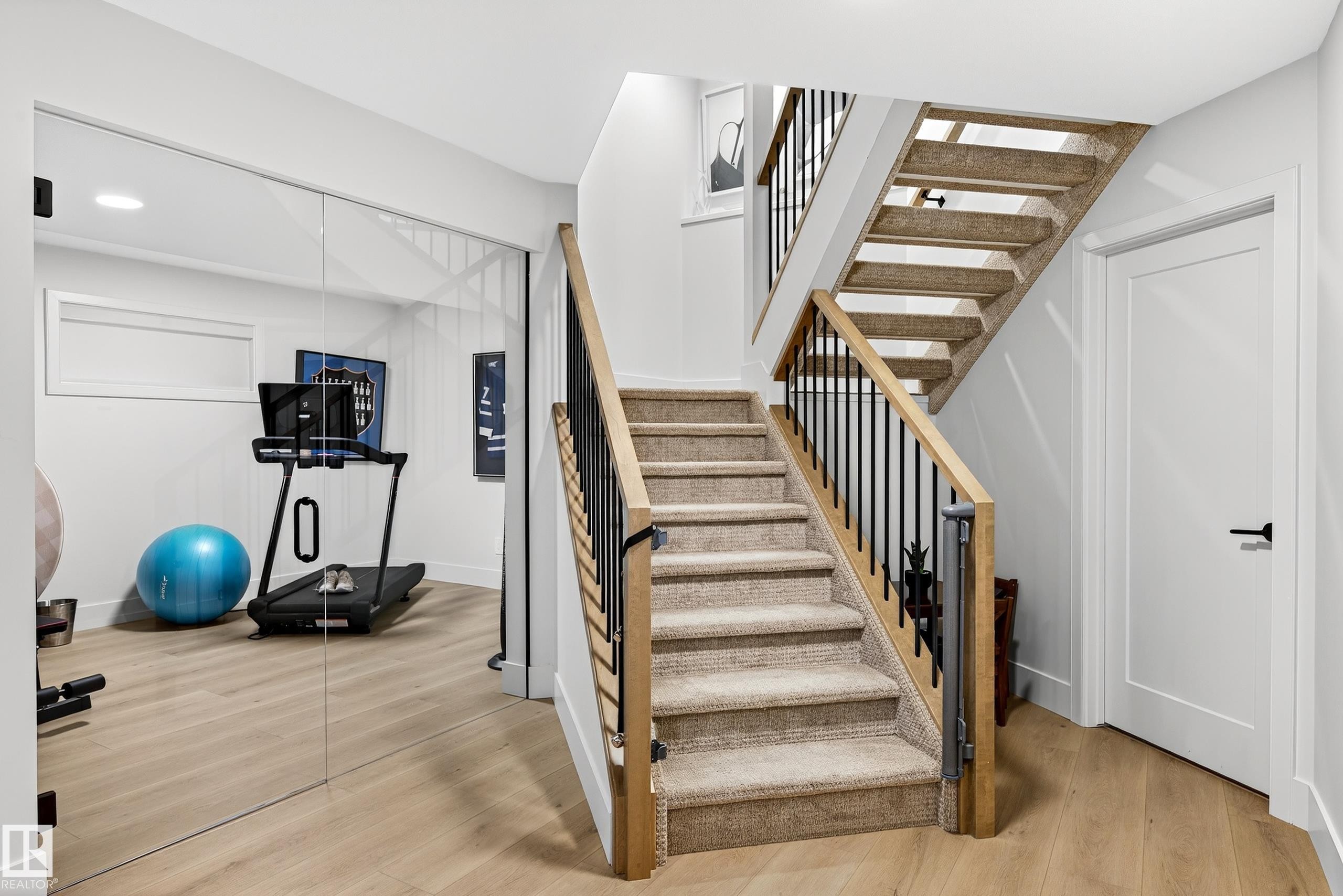14 Jane Point(E), St. Albert, AB - Indoor Photo Showing Gym Room