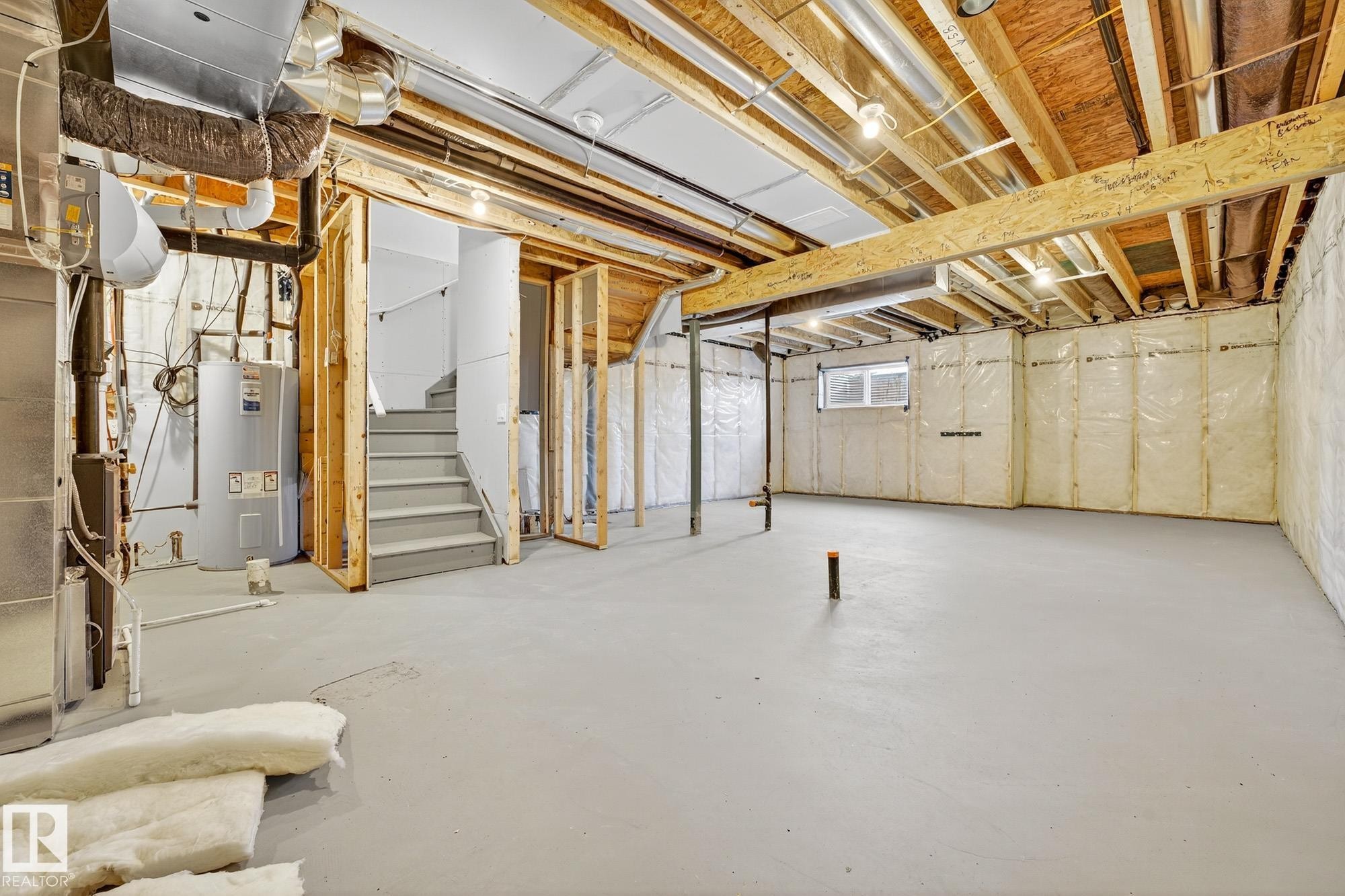8245 Kiriak Loop, Edmonton, AB - Indoor Photo Showing Basement