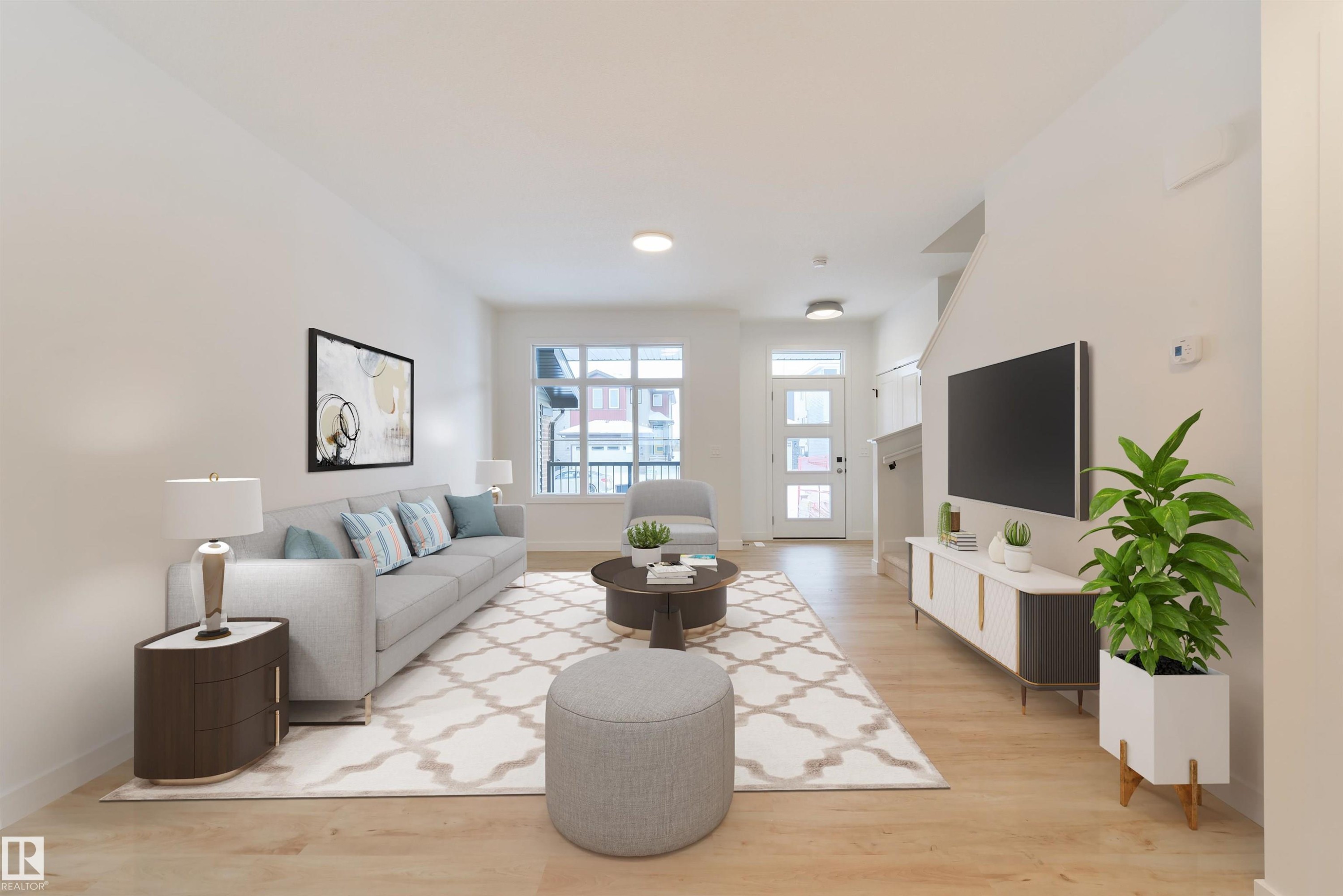 9 Cobblestone Gate, Spruce Grove, AB - Indoor Photo Showing Living Room