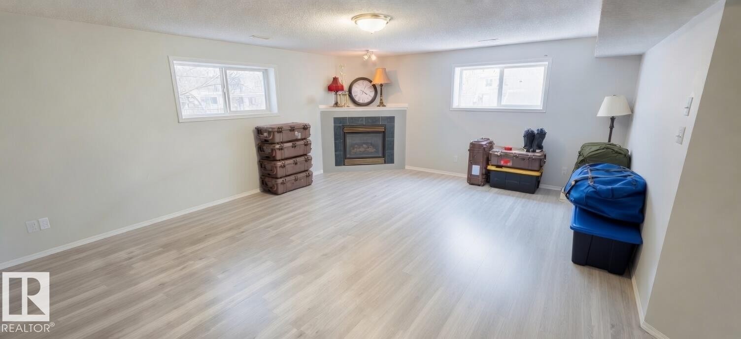 9218 163 Avenue, Edmonton, AB - Indoor With Fireplace