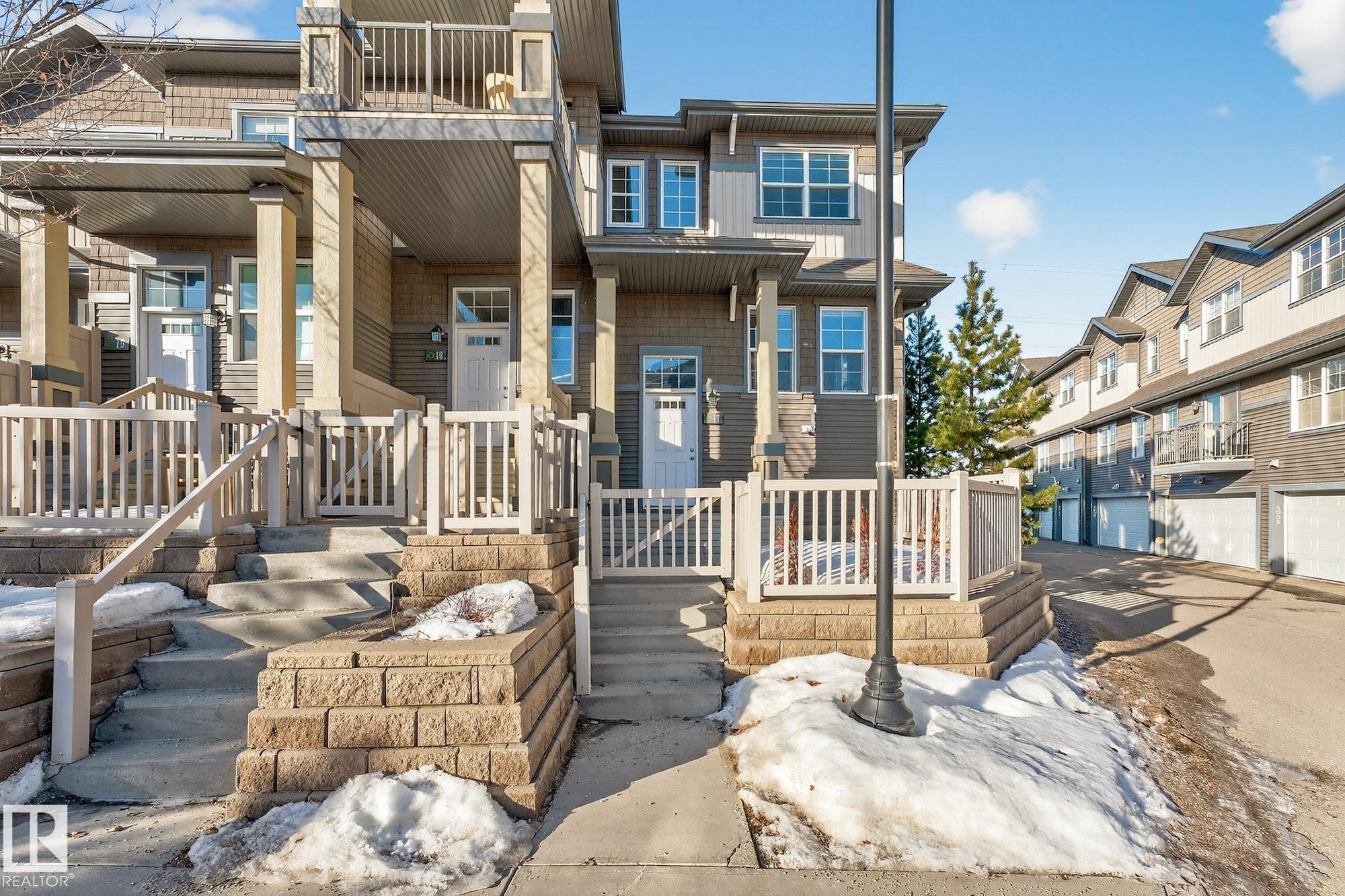 17 4029 Orchards Drive, Edmonton, AB - Outdoor With Balcony With Facade