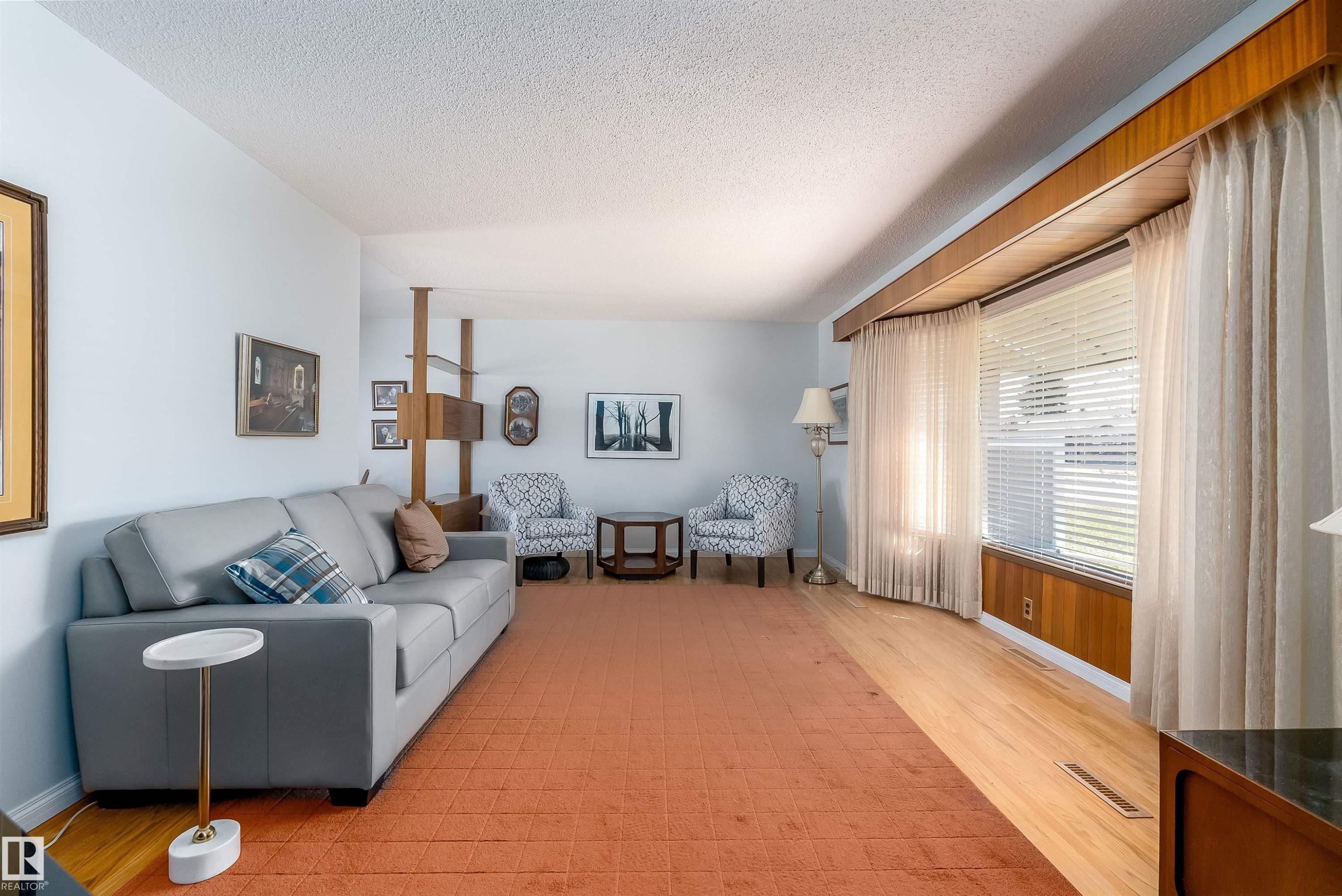 9411 68A Street, Edmonton, AB - Indoor Photo Showing Living Room