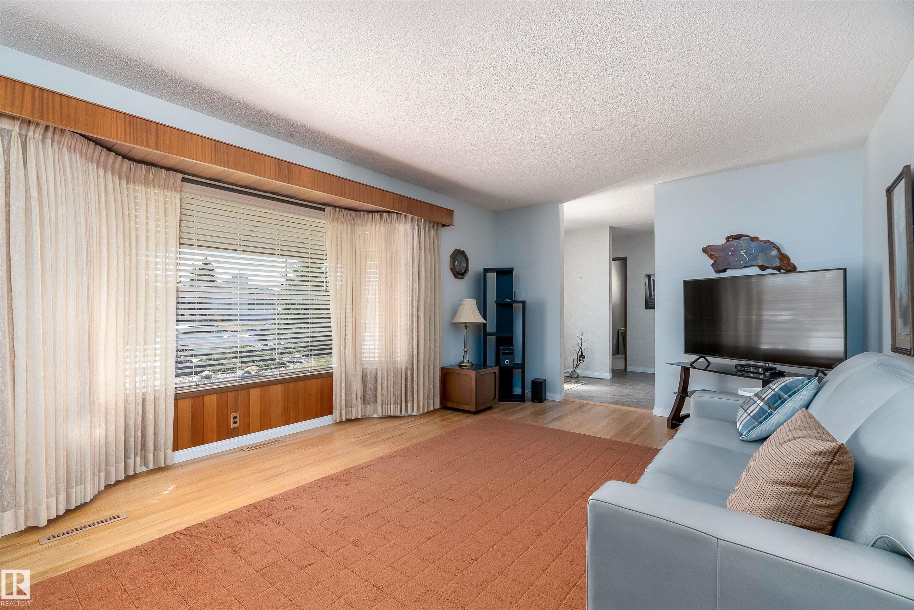 9411 68A Street, Edmonton, AB - Indoor Photo Showing Living Room