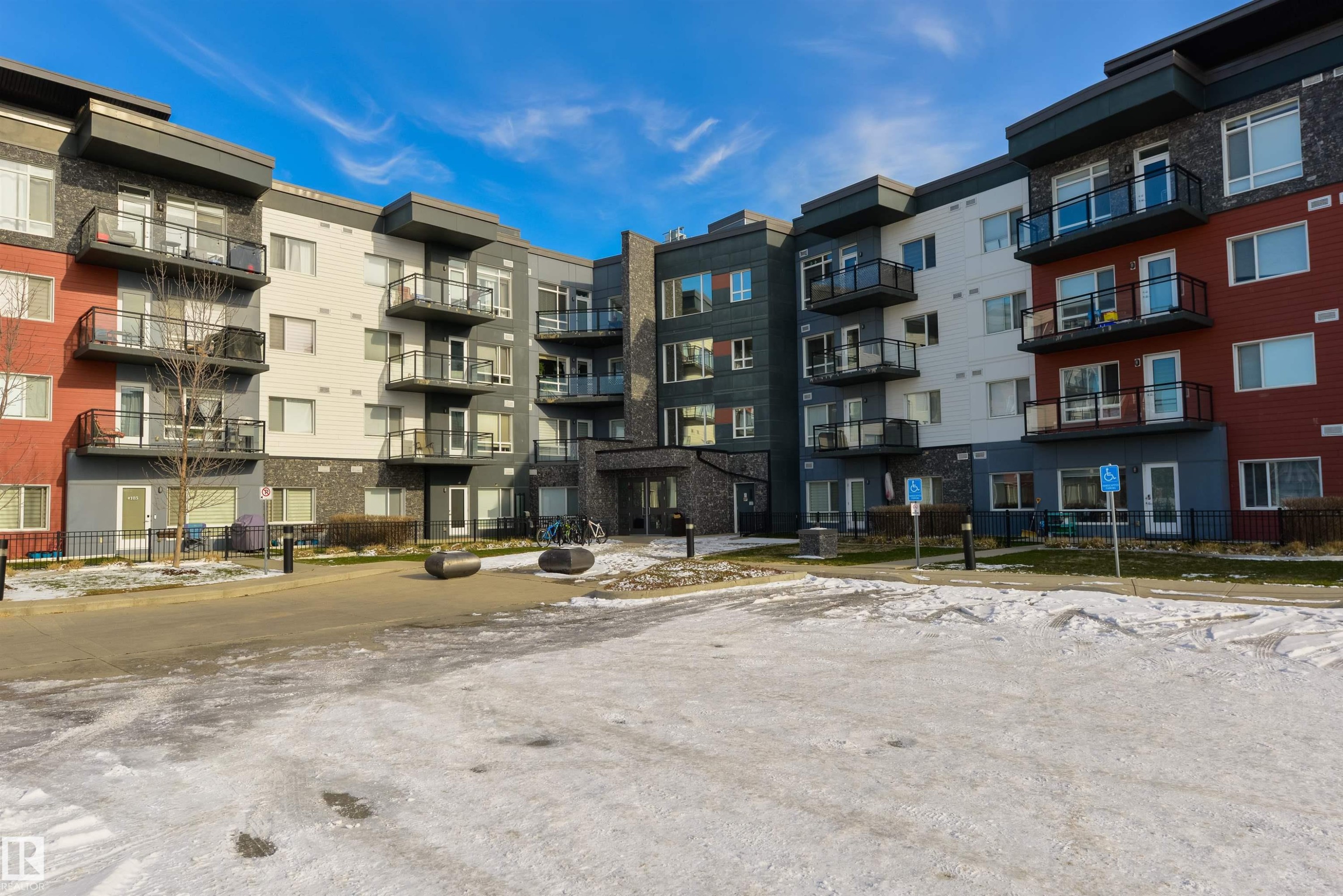 219 7508 Getty Gate, Edmonton, AB - Outdoor With Balcony With Facade