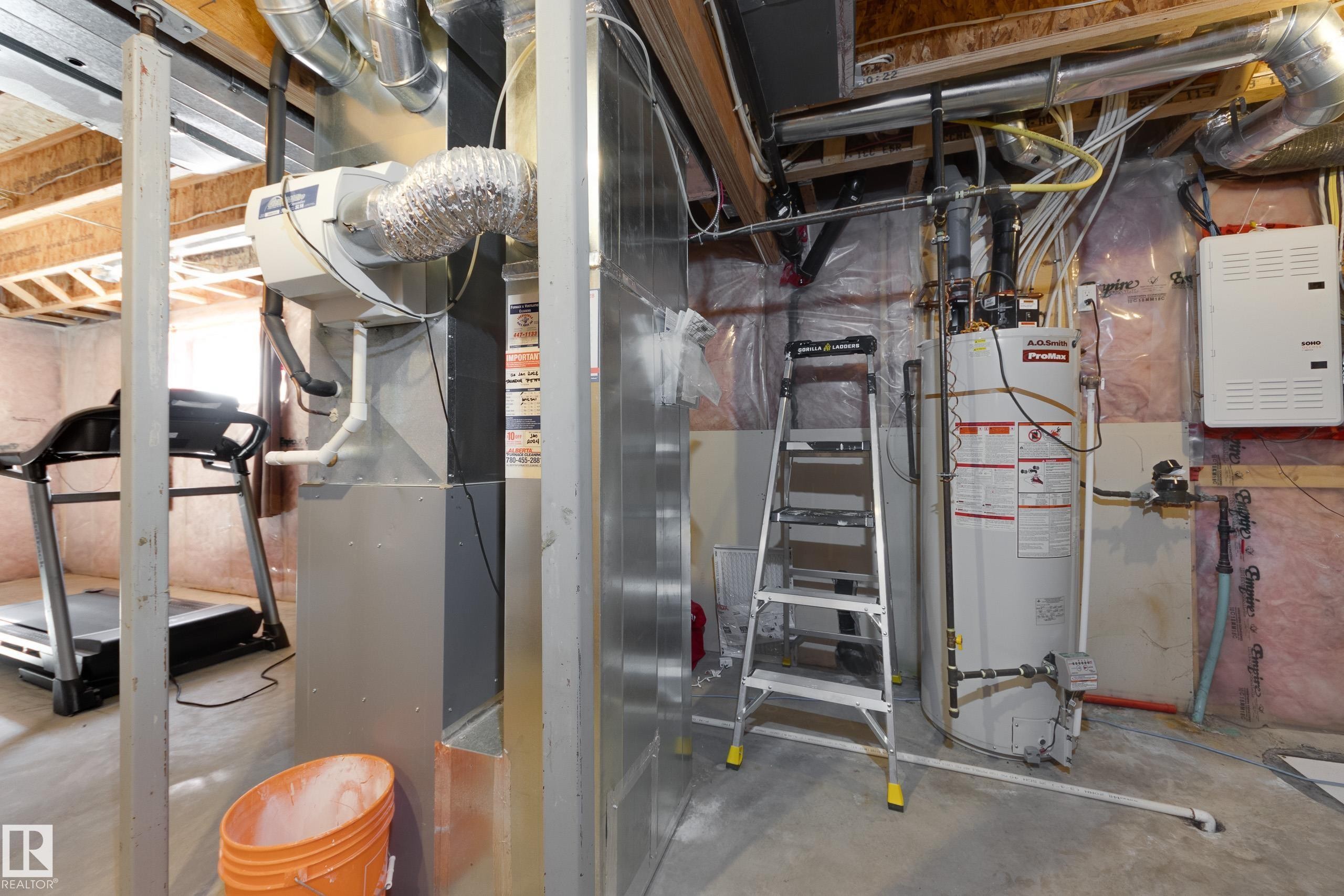 17104 7A Avenue, Edmonton, AB - Indoor Photo Showing Basement