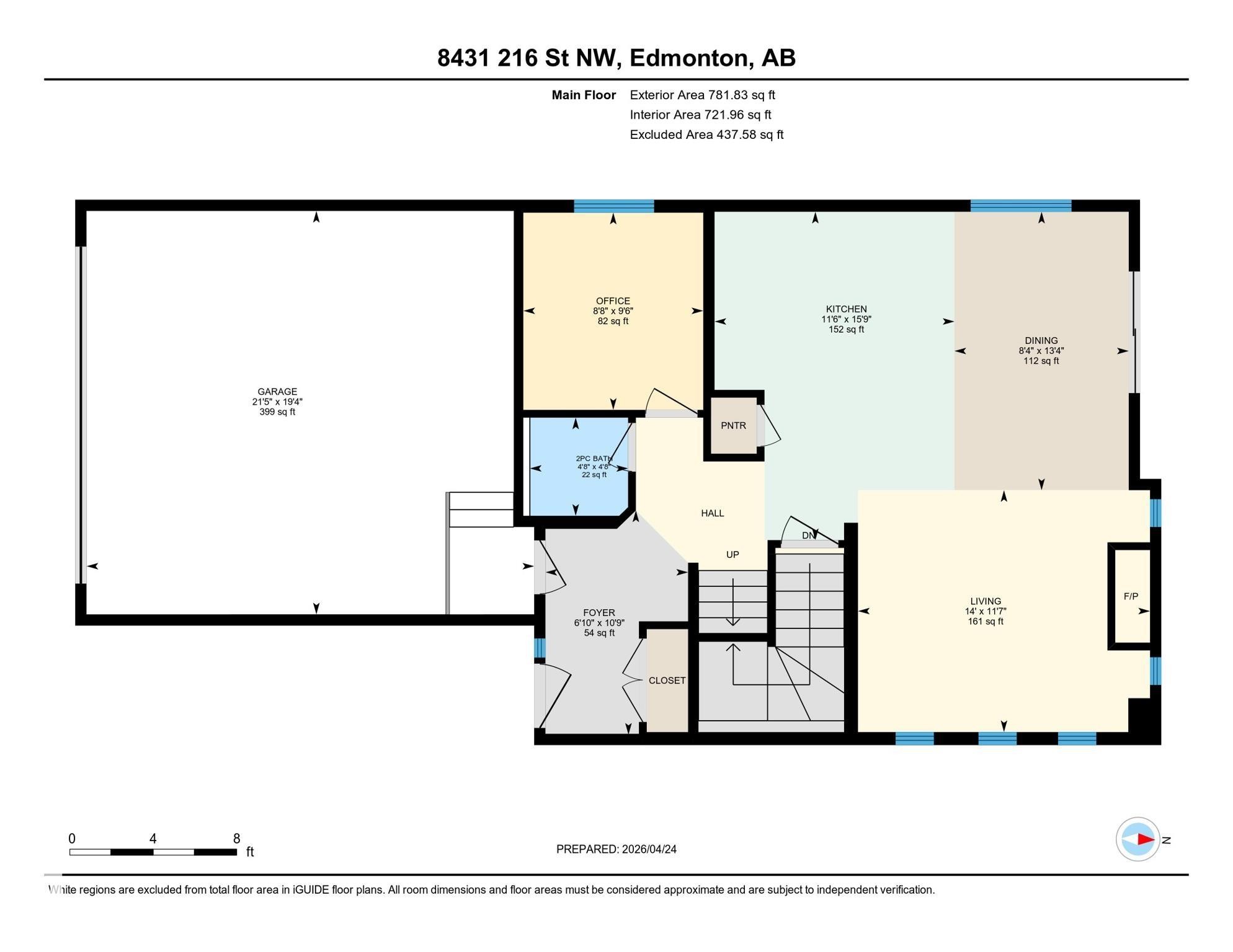 Floor plan - 8431 216 St Nw Nw, Edmonton, AB - Other