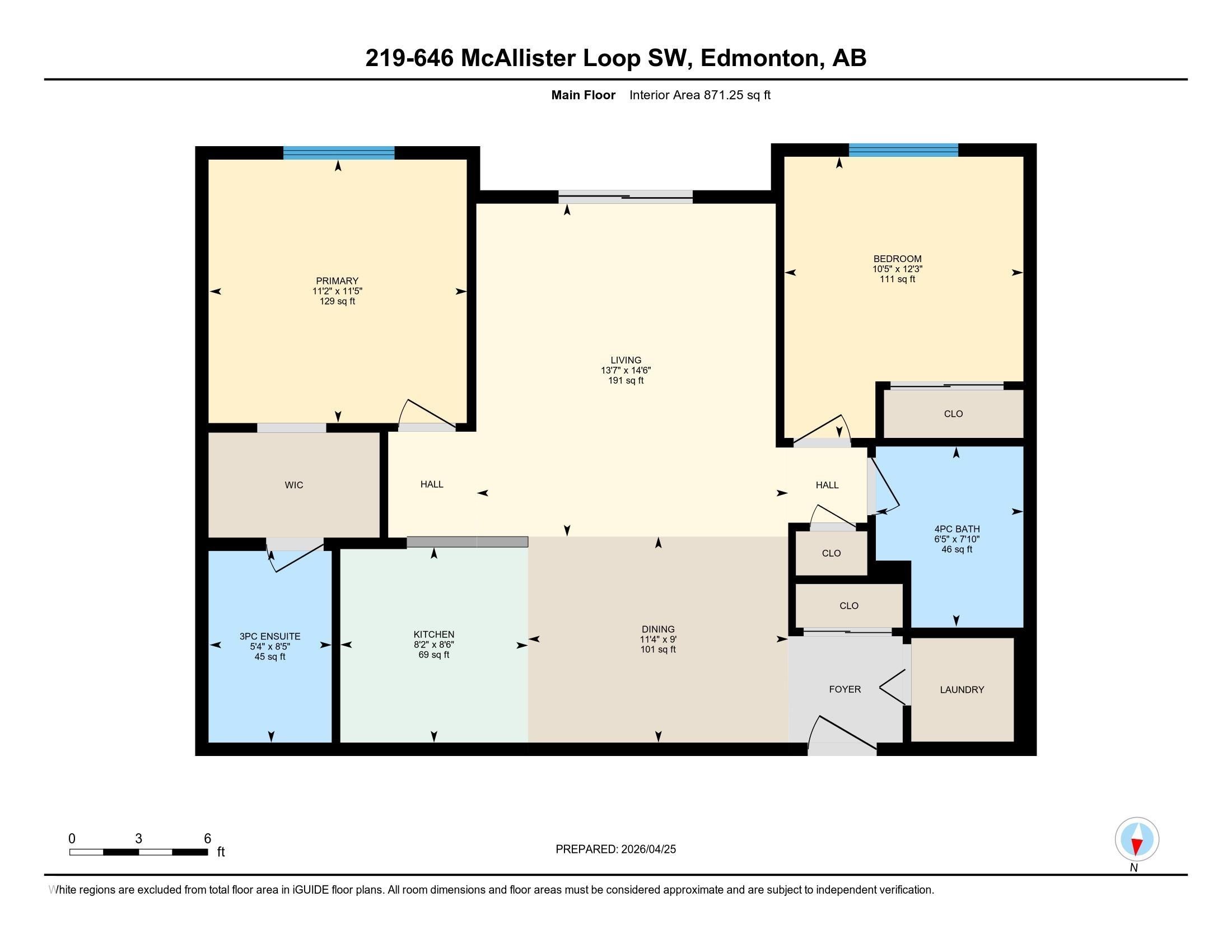 Floor plan - 219 646 Mcallister Loop, Edmonton, AB - Other