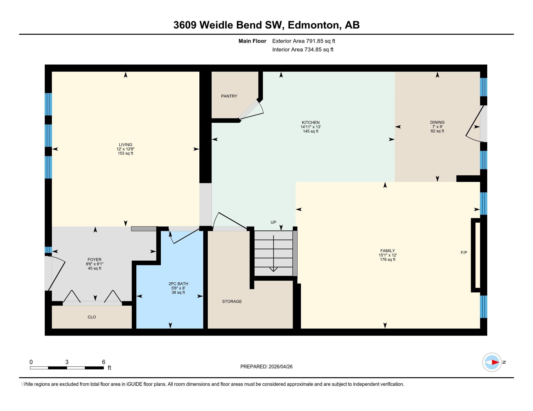 Floor plan - 3609 Weidle Bend, Edmonton, AB - Other