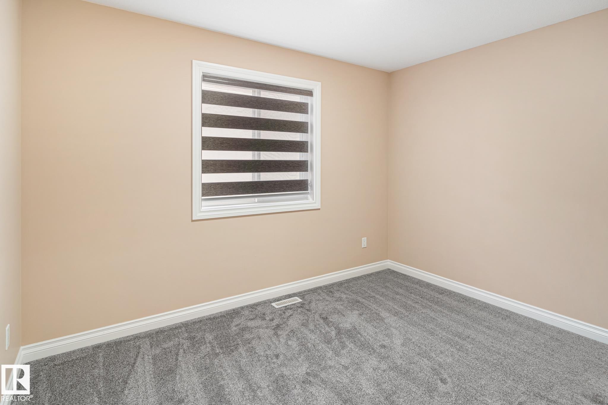 Neutral toned walls complementing grey carpet flooring - 3455 29 Street, Edmonton, AB - Indoor Photo Showing Other Room