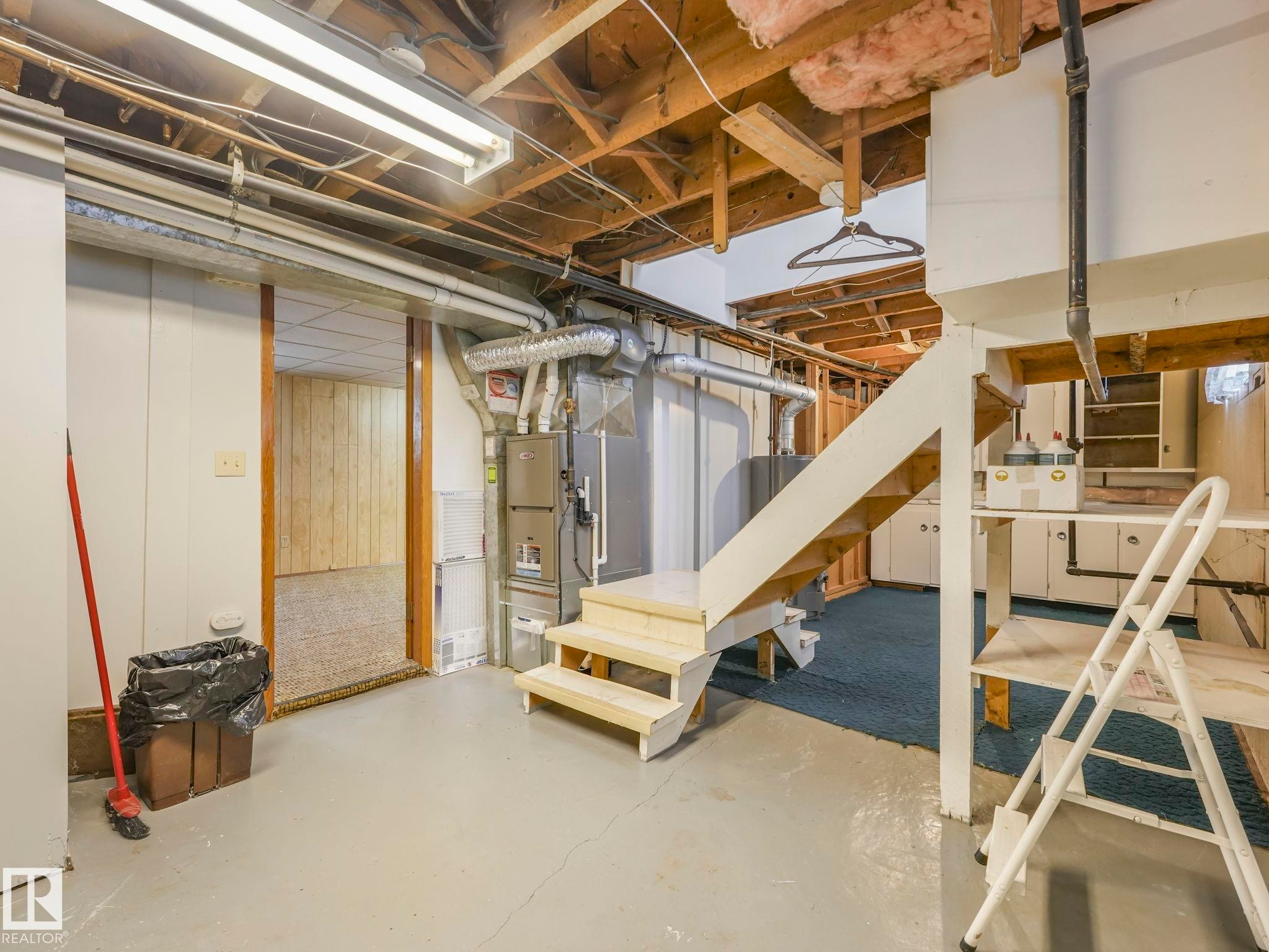12245 96 Street, Edmonton, AB - Indoor Photo Showing Basement