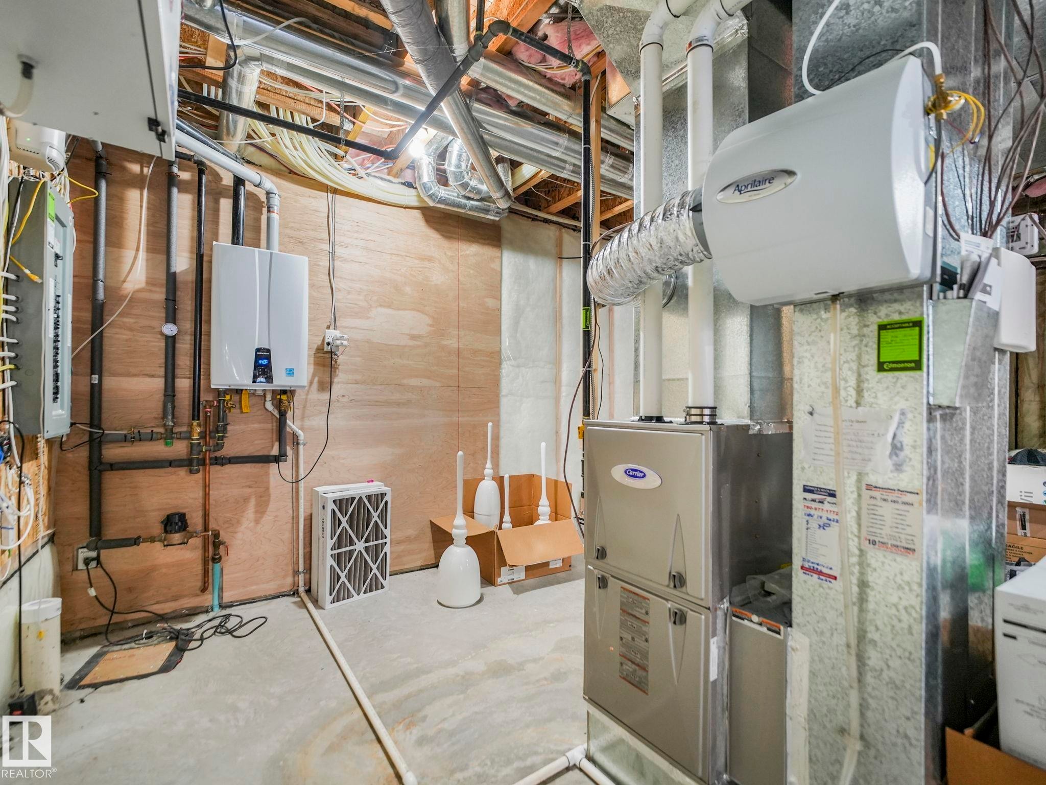 7532 173 Avenue, Edmonton, AB - Indoor Photo Showing Basement