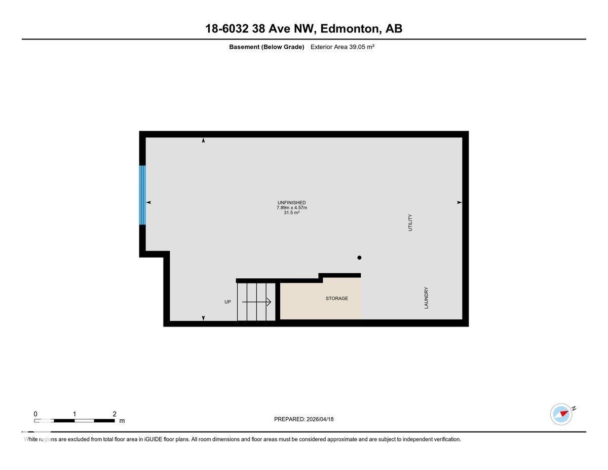 Floor plan - 18 6032 38 Avenue, Edmonton, AB - Other
