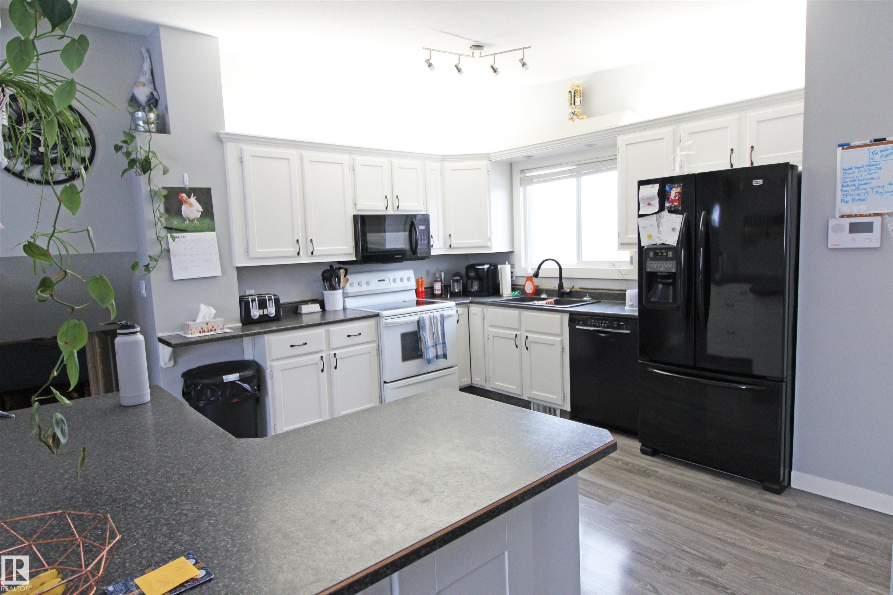 5347 36 Ave, Wetaskiwin, AB - Indoor Photo Showing Kitchen With Double Sink