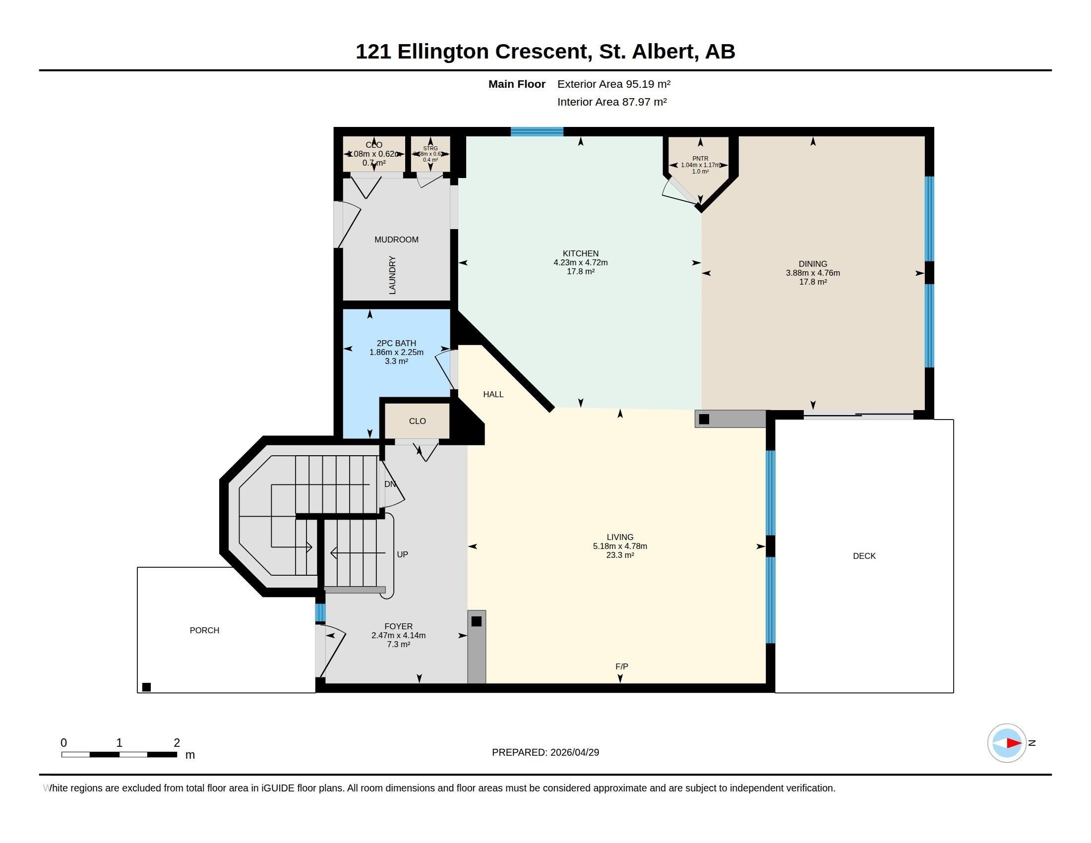 Floor plan - 121 Ellington Crescent, St. Albert, AB - Other