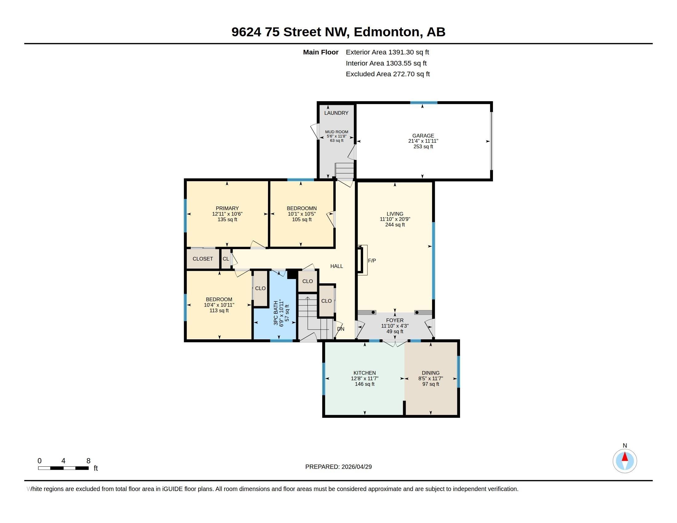 Floor plan - 9624 75 Street, Edmonton, AB - Other