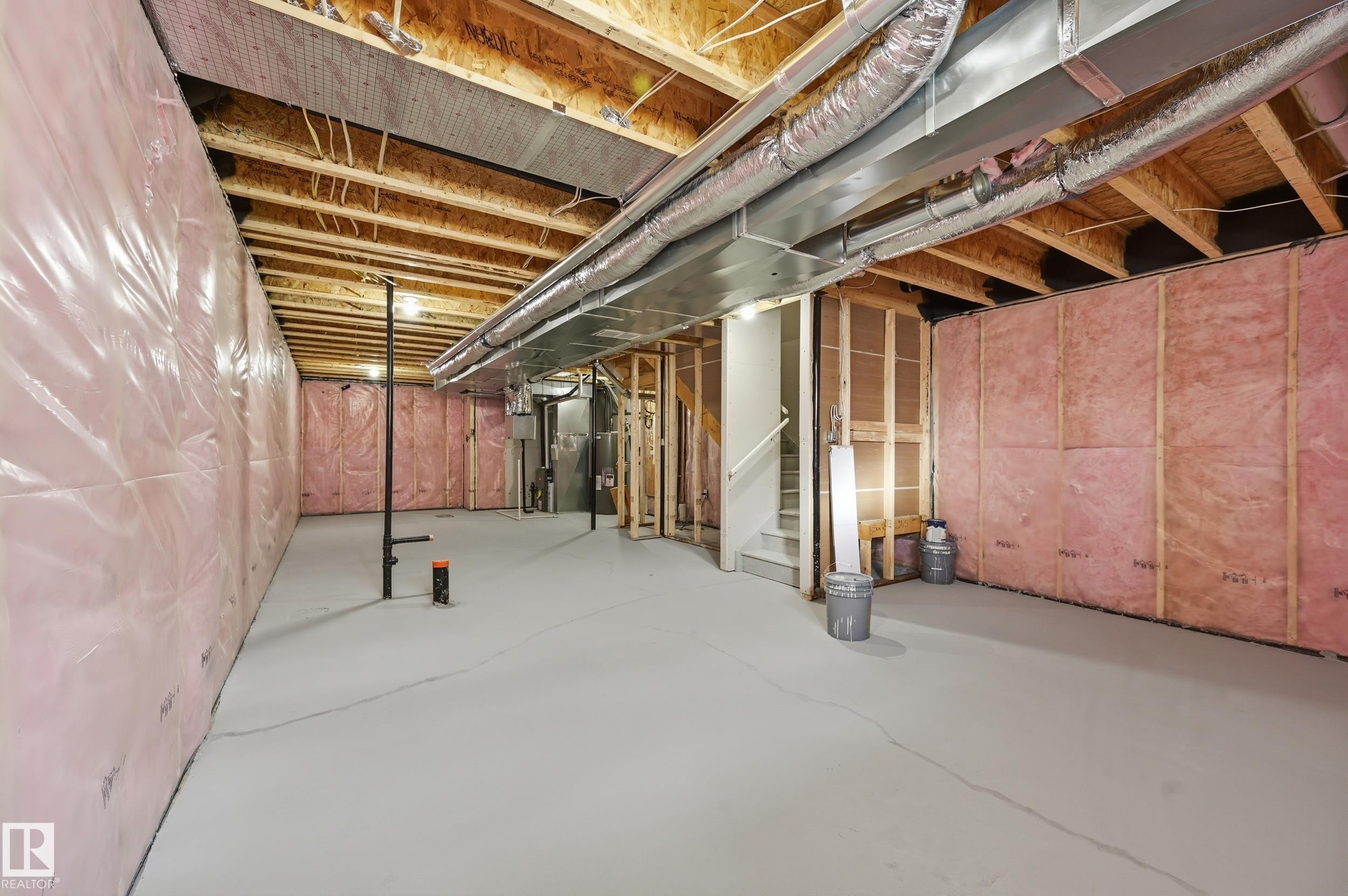 243 Wattle Road, Leduc, AB - Indoor Photo Showing Basement
