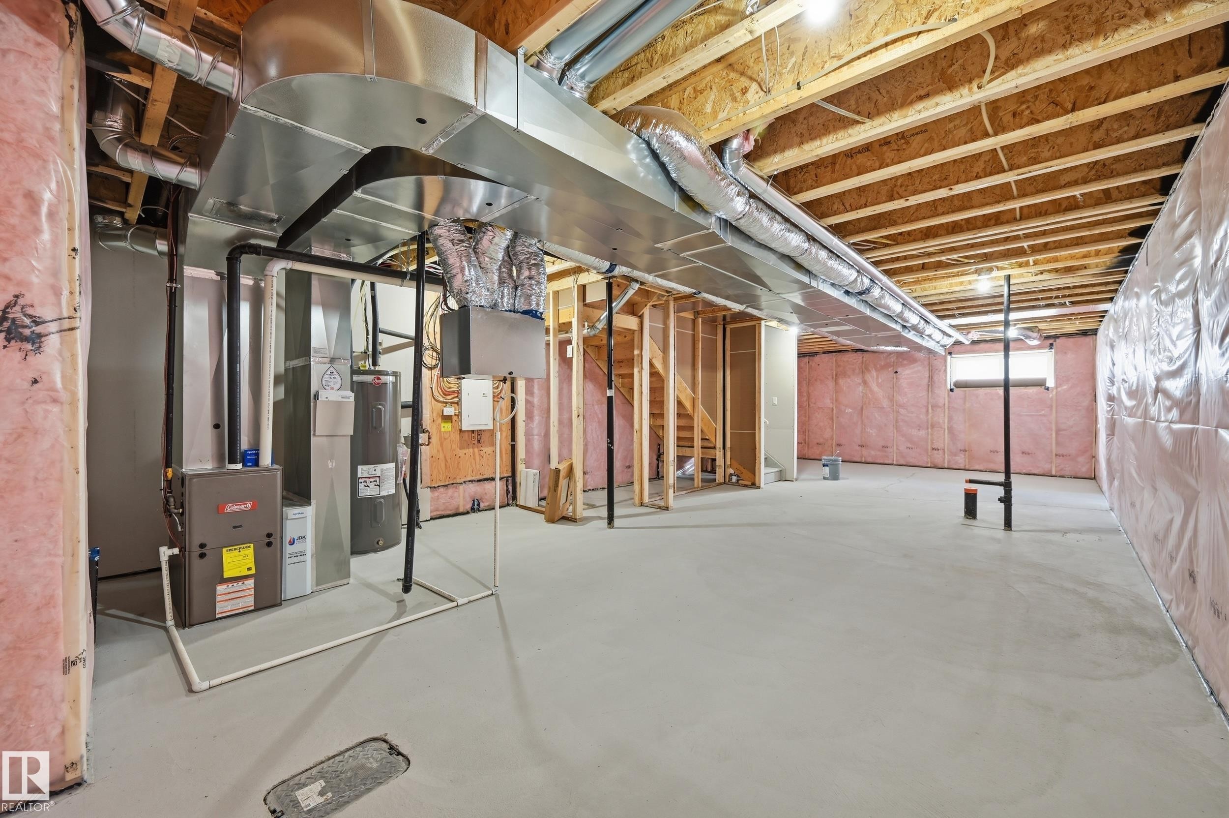 243 Wattle Road, Leduc, AB - Indoor Photo Showing Basement