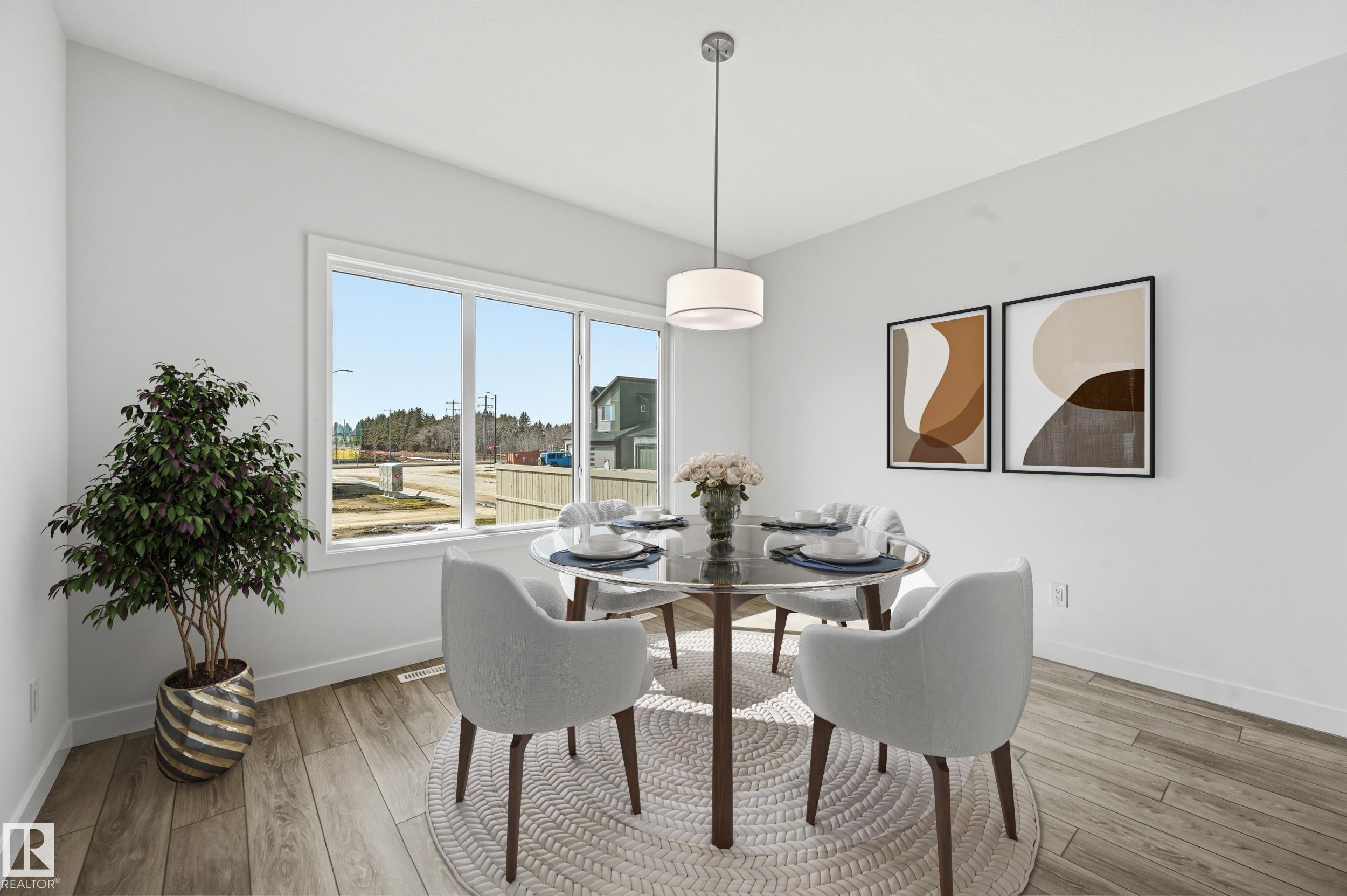 245 Wattle Road, Leduc, AB - Indoor Photo Showing Dining Room