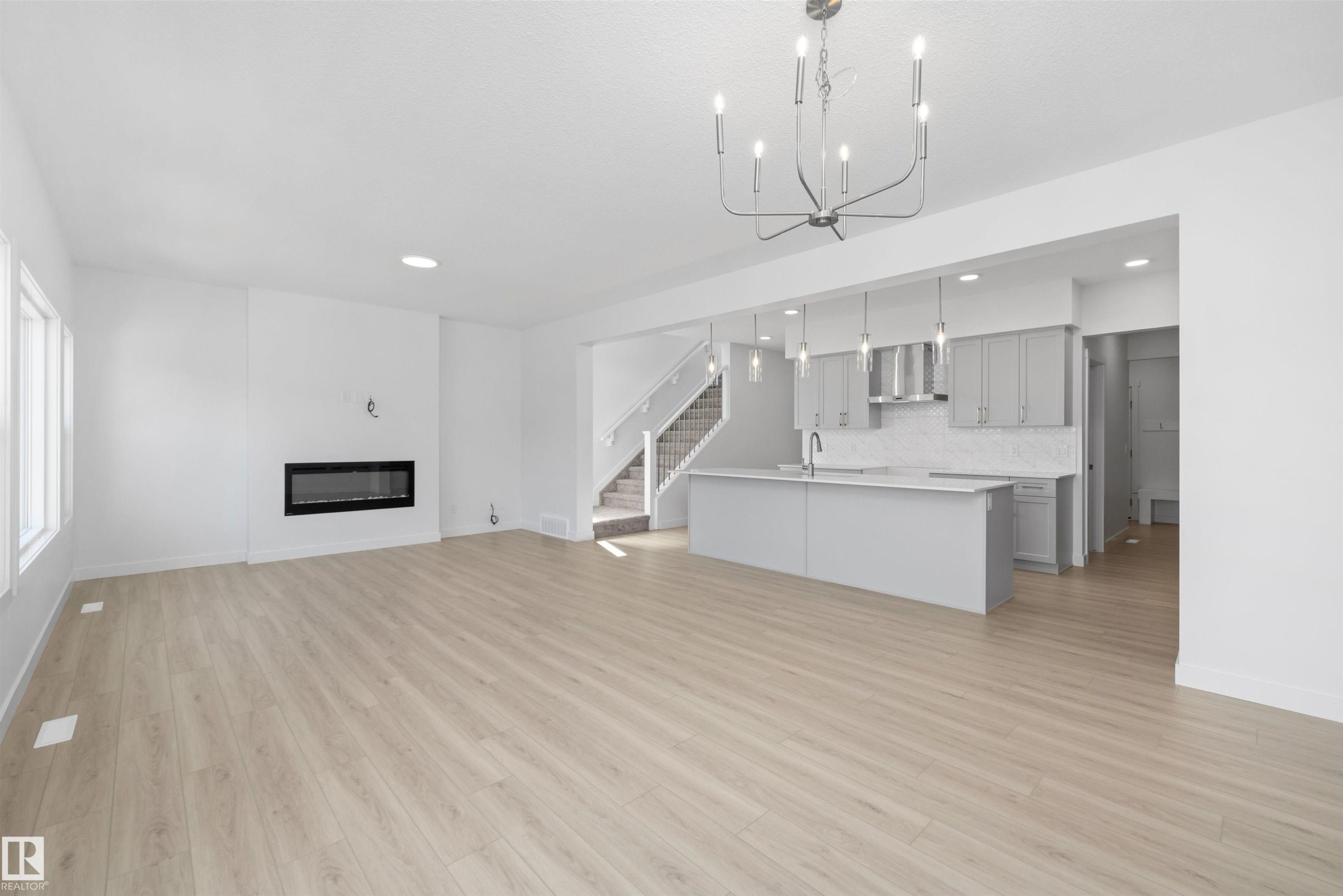 5921 Raven Crescent Nw, Edmonton, AB - Indoor With Fireplace