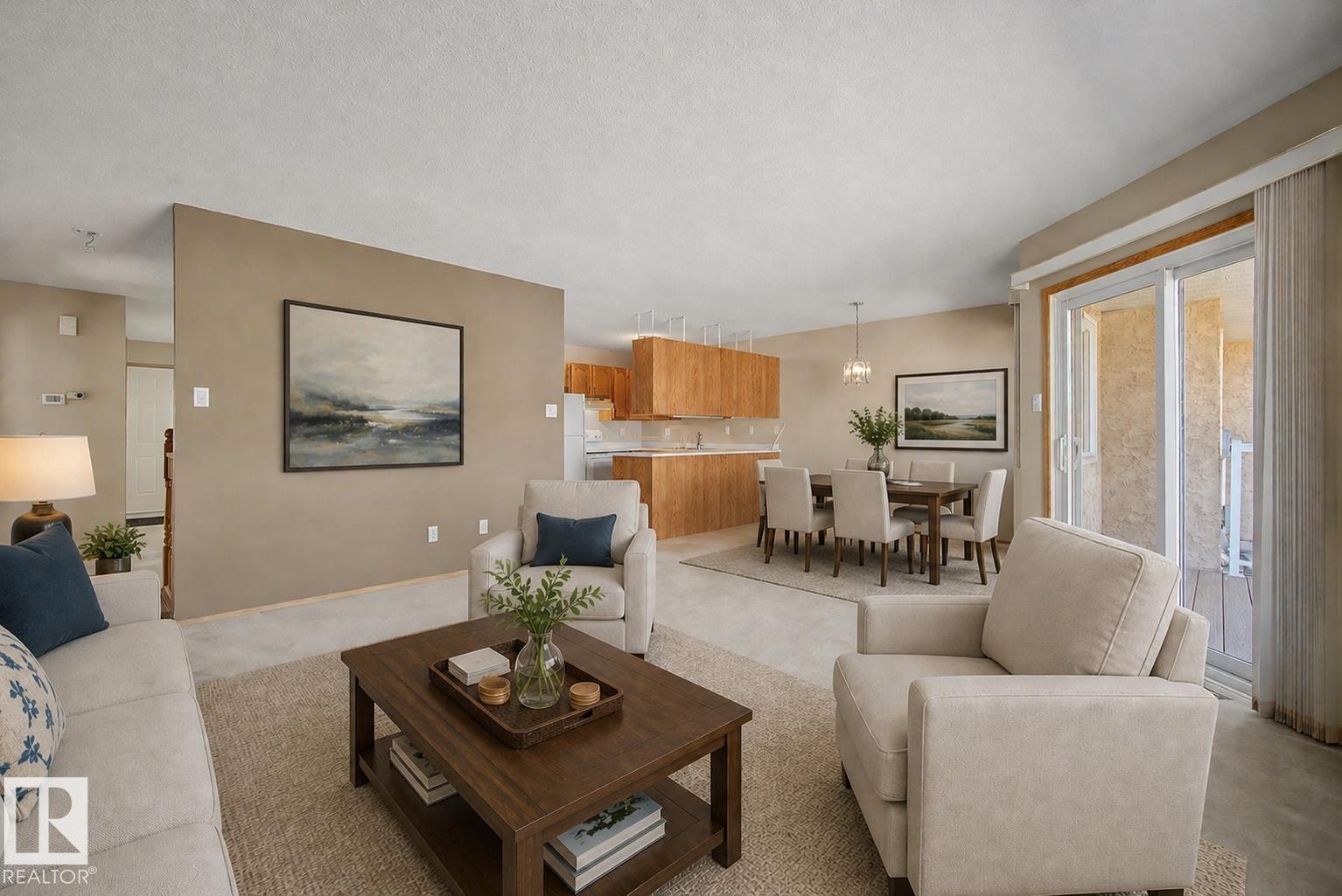 17434 Callingwood Road, Edmonton, AB - Indoor Photo Showing Living Room