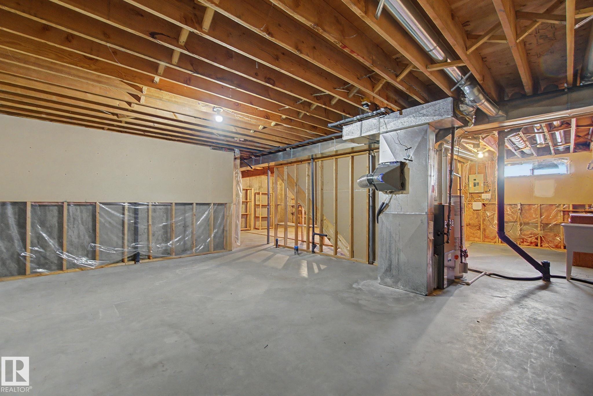 17434 Callingwood Road, Edmonton, AB - Indoor Photo Showing Basement