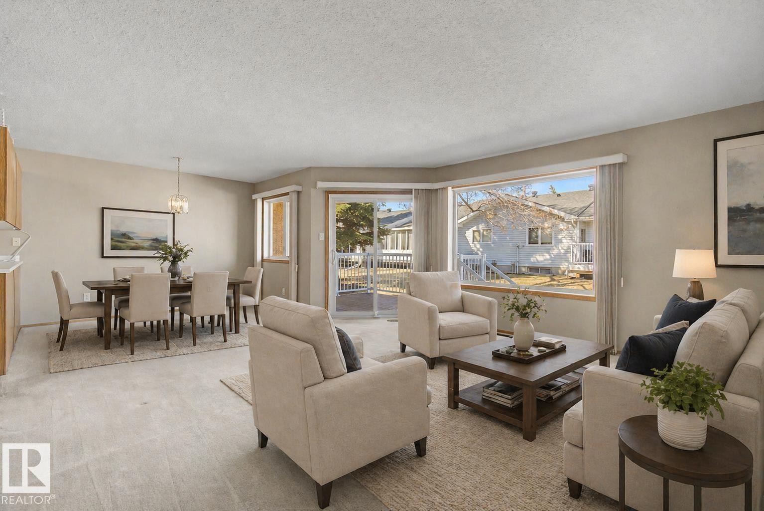 17434 Callingwood Road, Edmonton, AB - Indoor Photo Showing Living Room