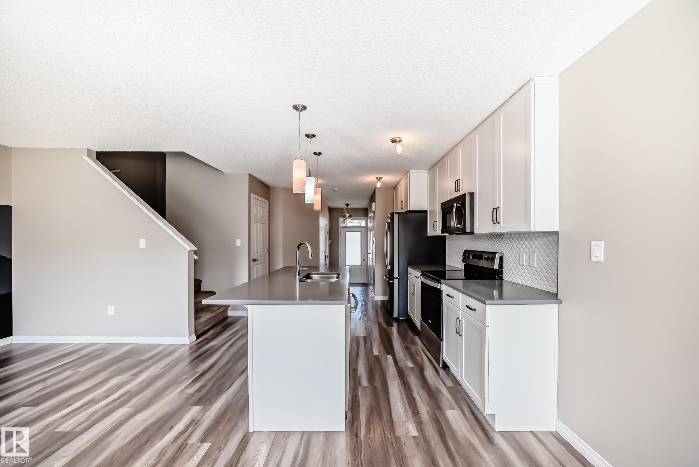 5227 Crabapple Link, Edmonton, AB - Indoor Photo Showing Kitchen With Double Sink