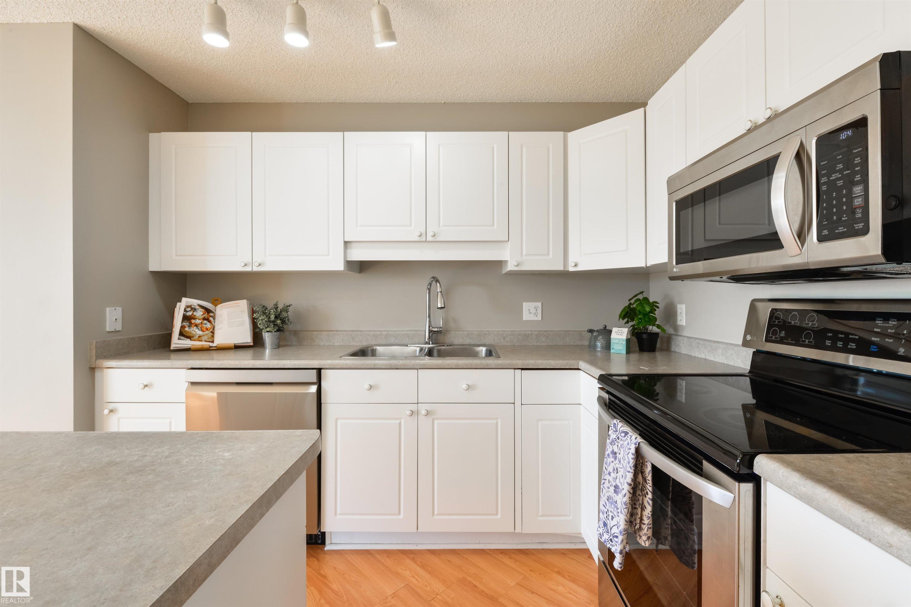 2923 30 Street, Edmonton, AB - Indoor Photo Showing Kitchen With Double Sink