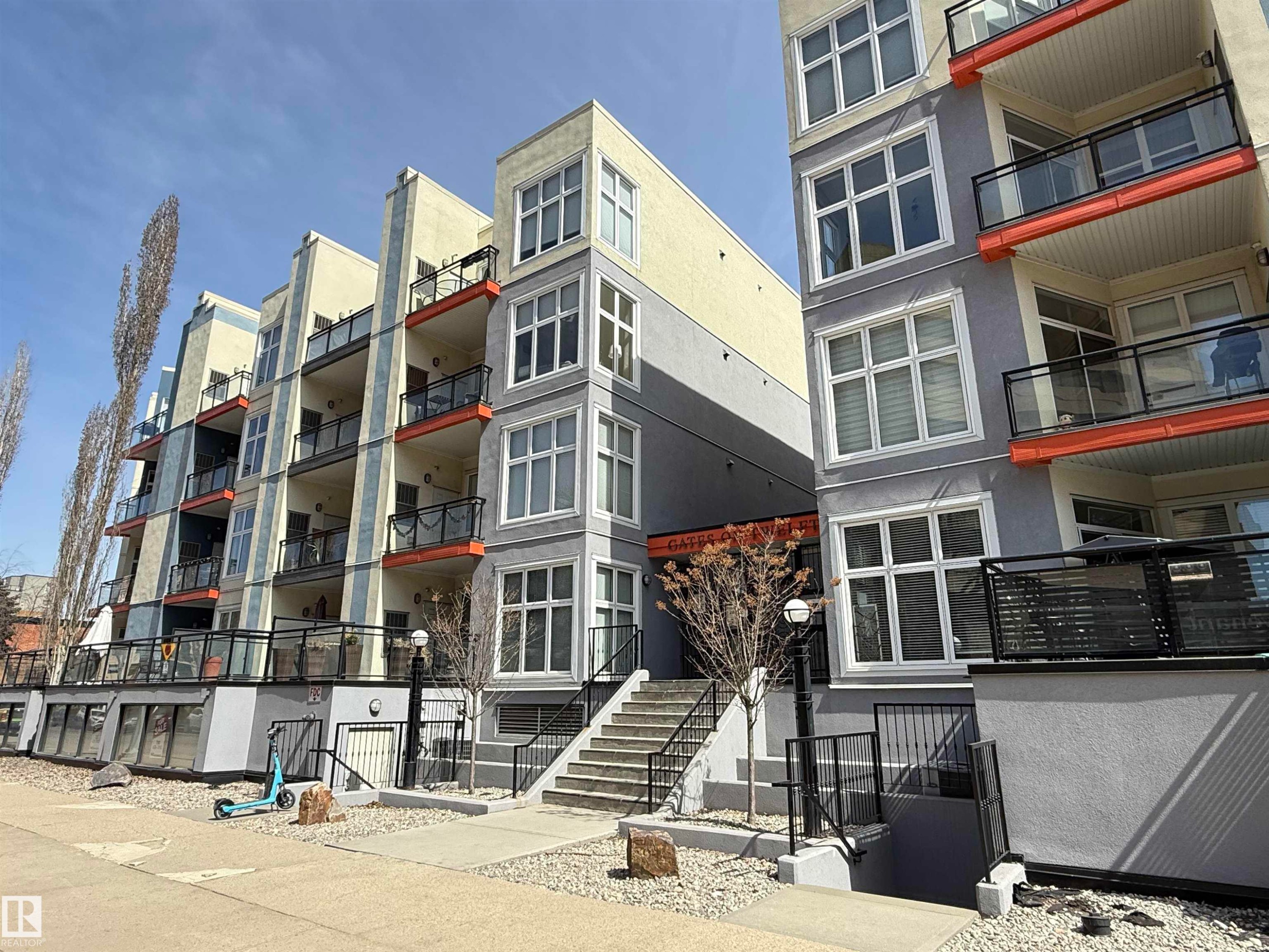 #513 10147 112 St Nw, Edmonton, AB - Outdoor With Balcony With Facade