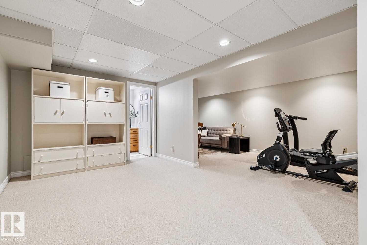 701 Romaniuk Road, Edmonton, AB - Indoor Photo Showing Gym Room