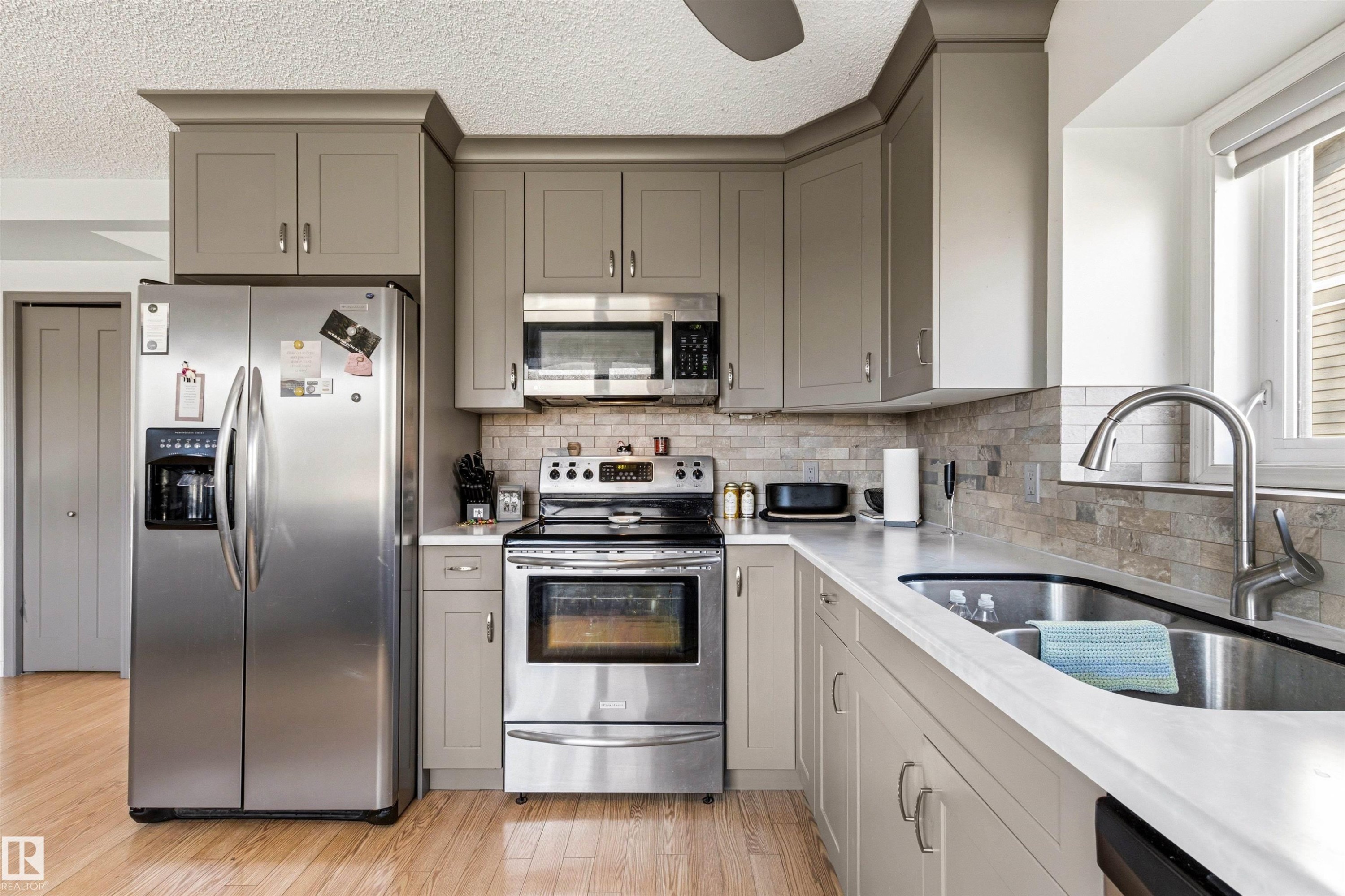 18216 98A Avenue, Edmonton, AB - Indoor Photo Showing Kitchen With Double Sink