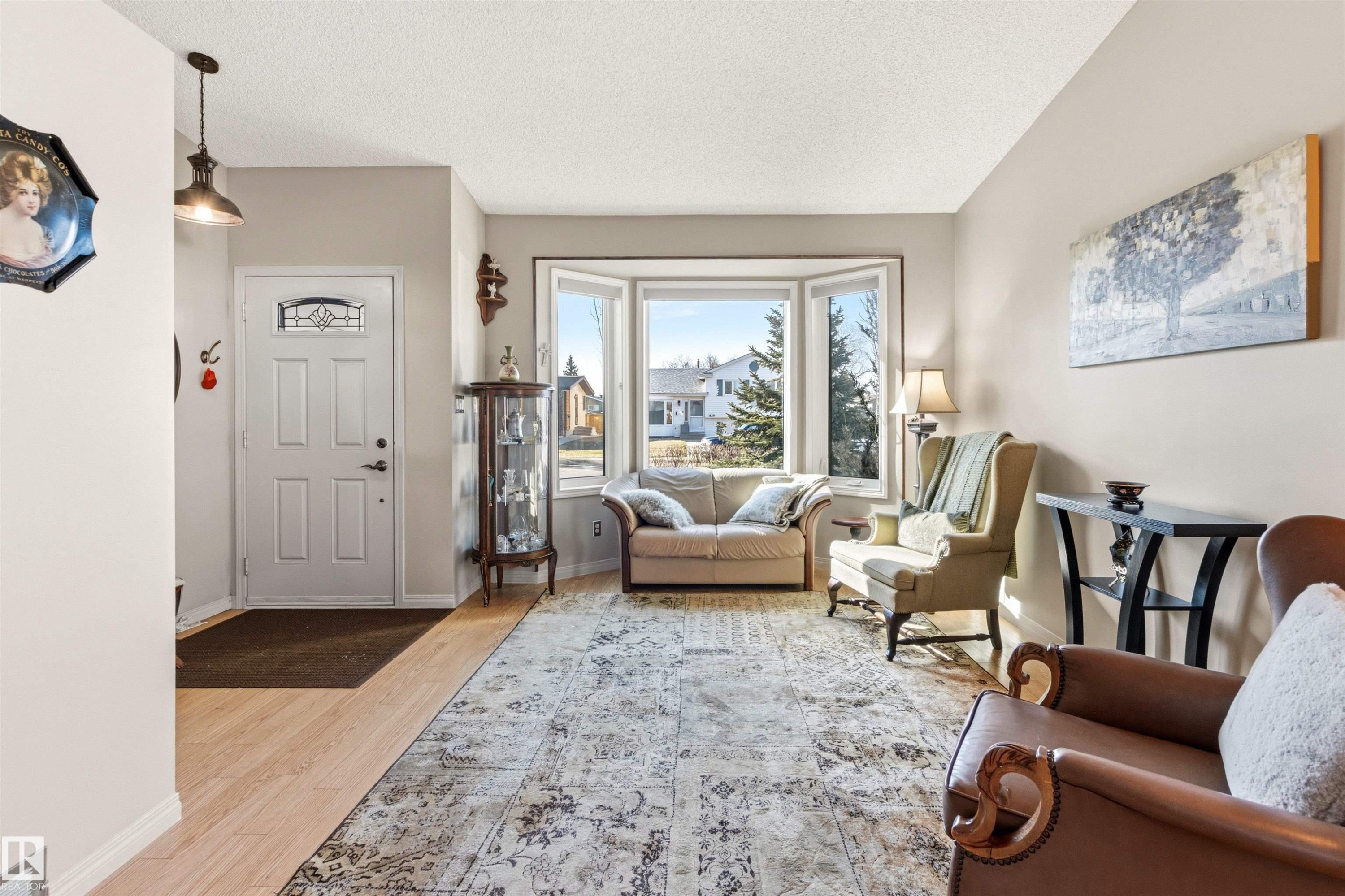 18216 98A Avenue, Edmonton, AB - Indoor Photo Showing Living Room