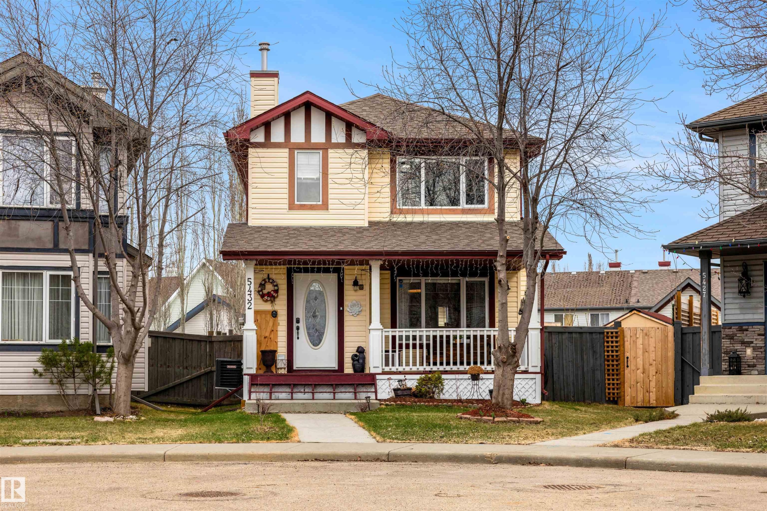 5432 203 Street, Edmonton, AB - Outdoor With Deck Patio Veranda With Facade